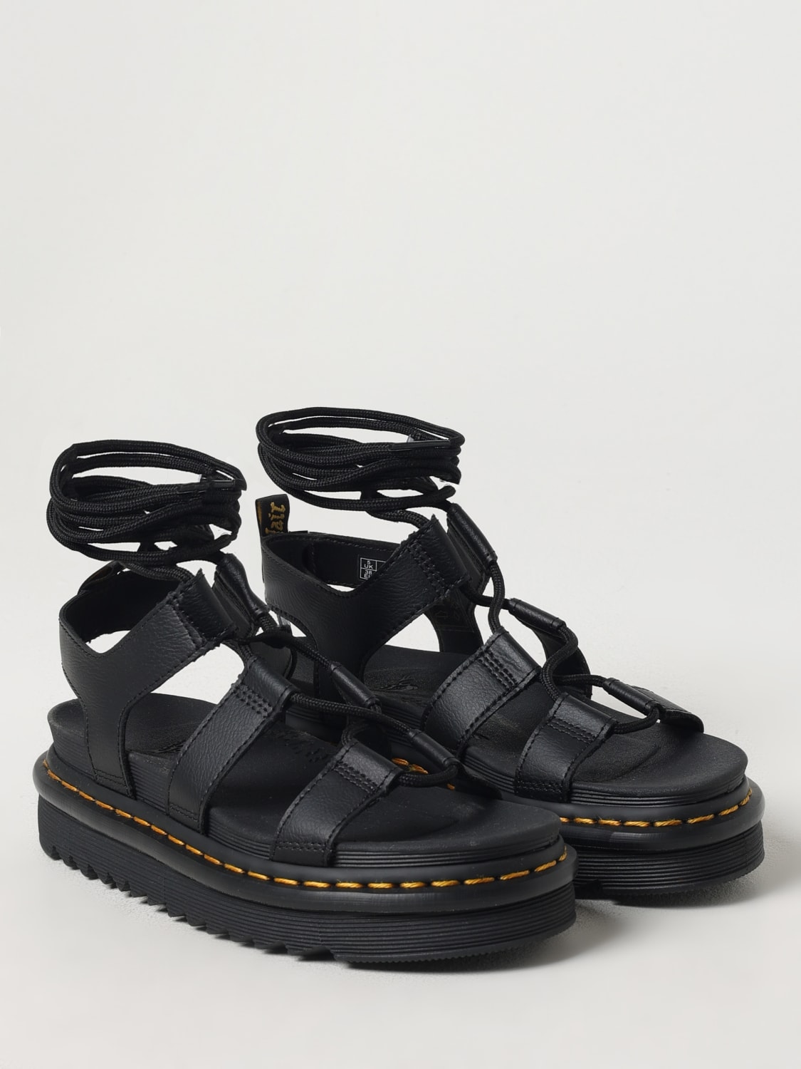 DR. MARTENS HEELED SANDAL: Shoes woman Dr. Martens, Black - Img 2
