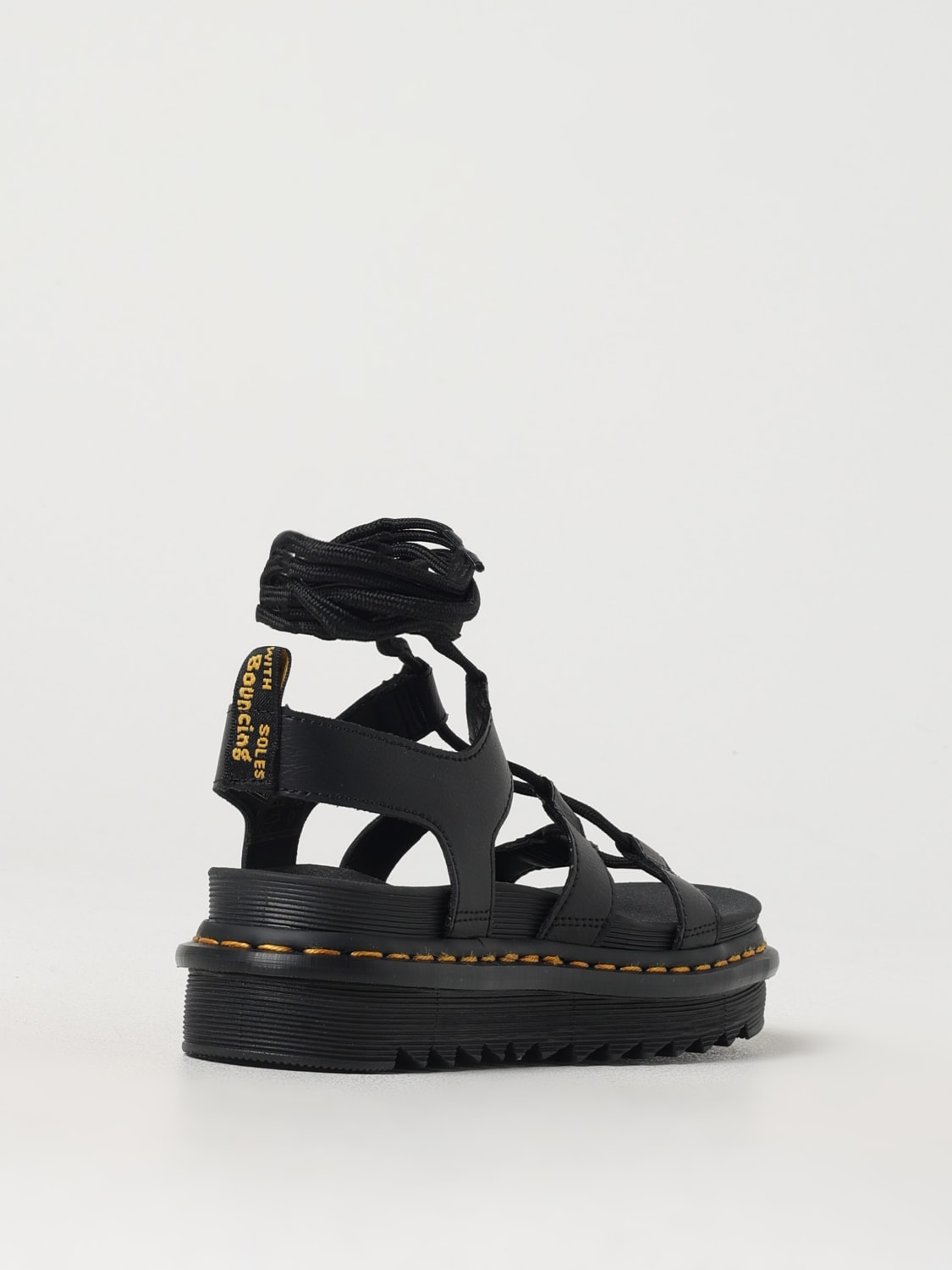 DR. MARTENS HEELED SANDAL: Shoes woman Dr. Martens, Black - Img 3