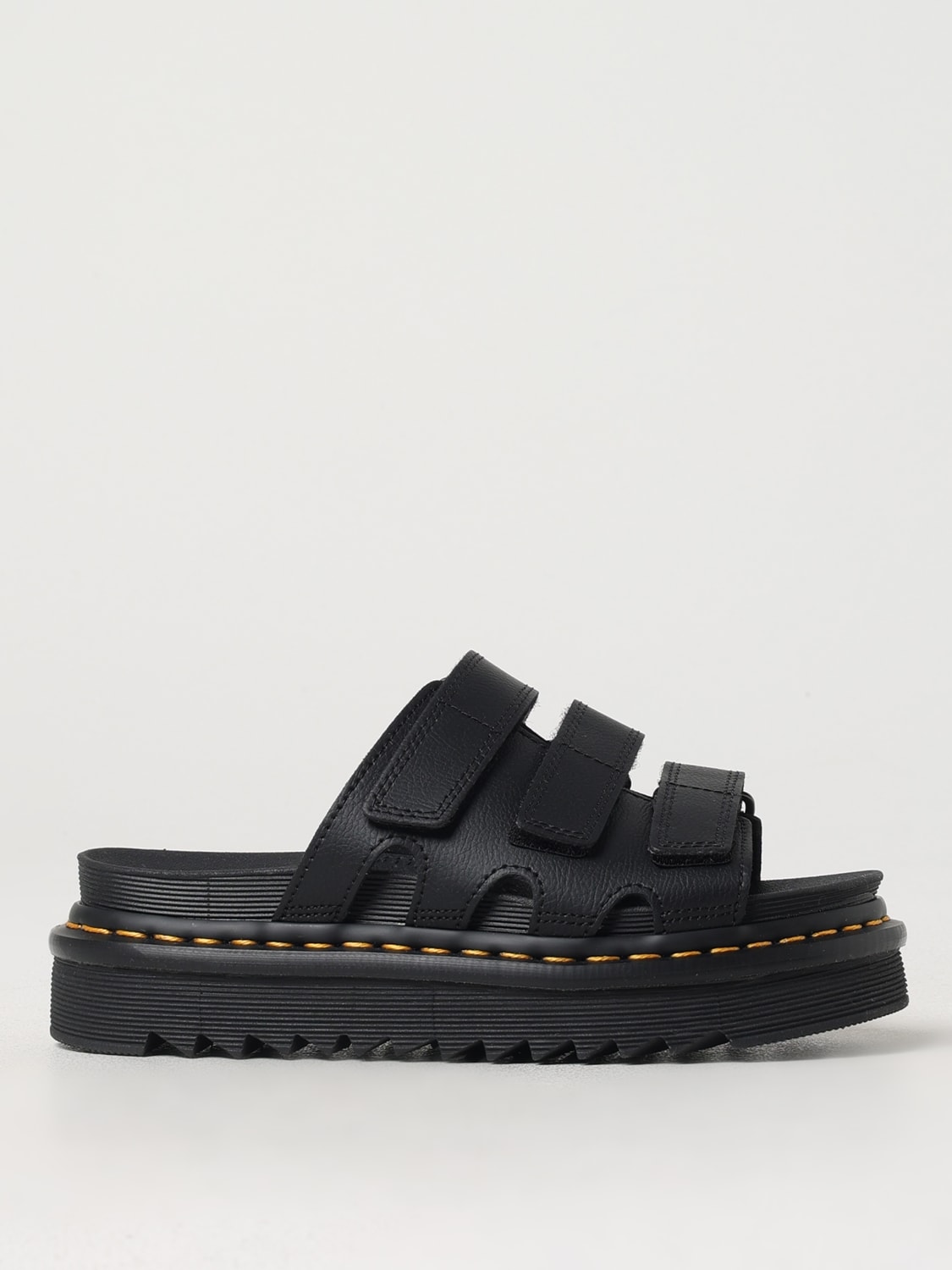 DR. MARTENS FLAT SANDAL: Shoes woman Dr. Martens, Black - Img 1
