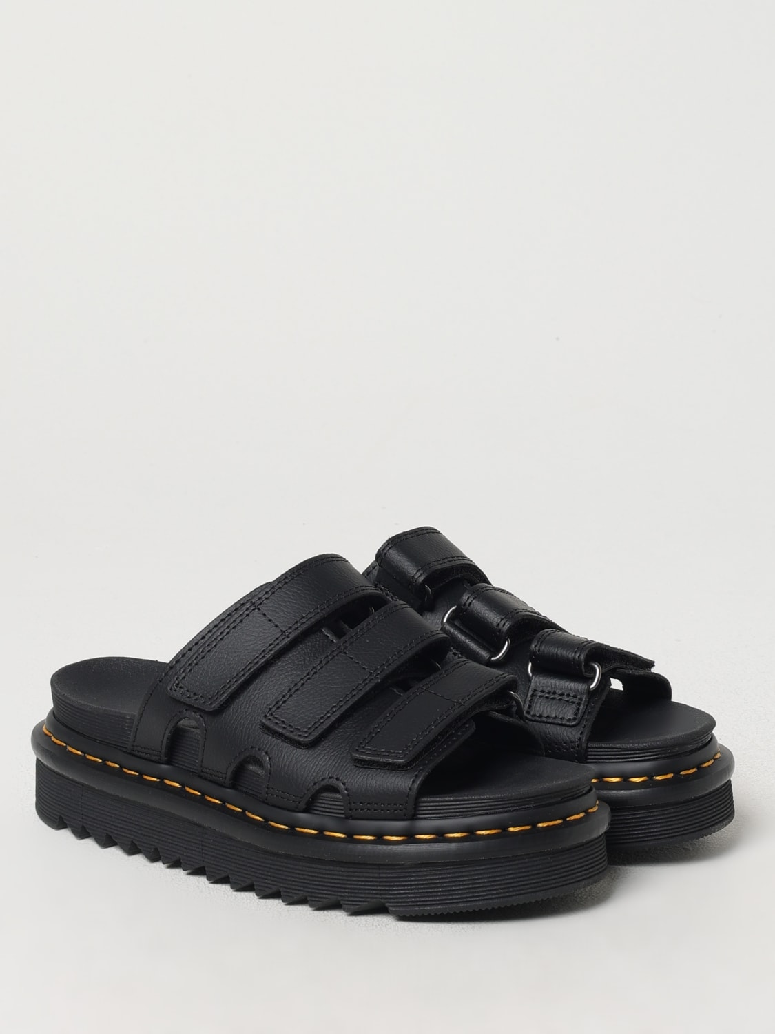 DR. MARTENS FLAT SANDAL: Shoes woman Dr. Martens, Black - Img 2