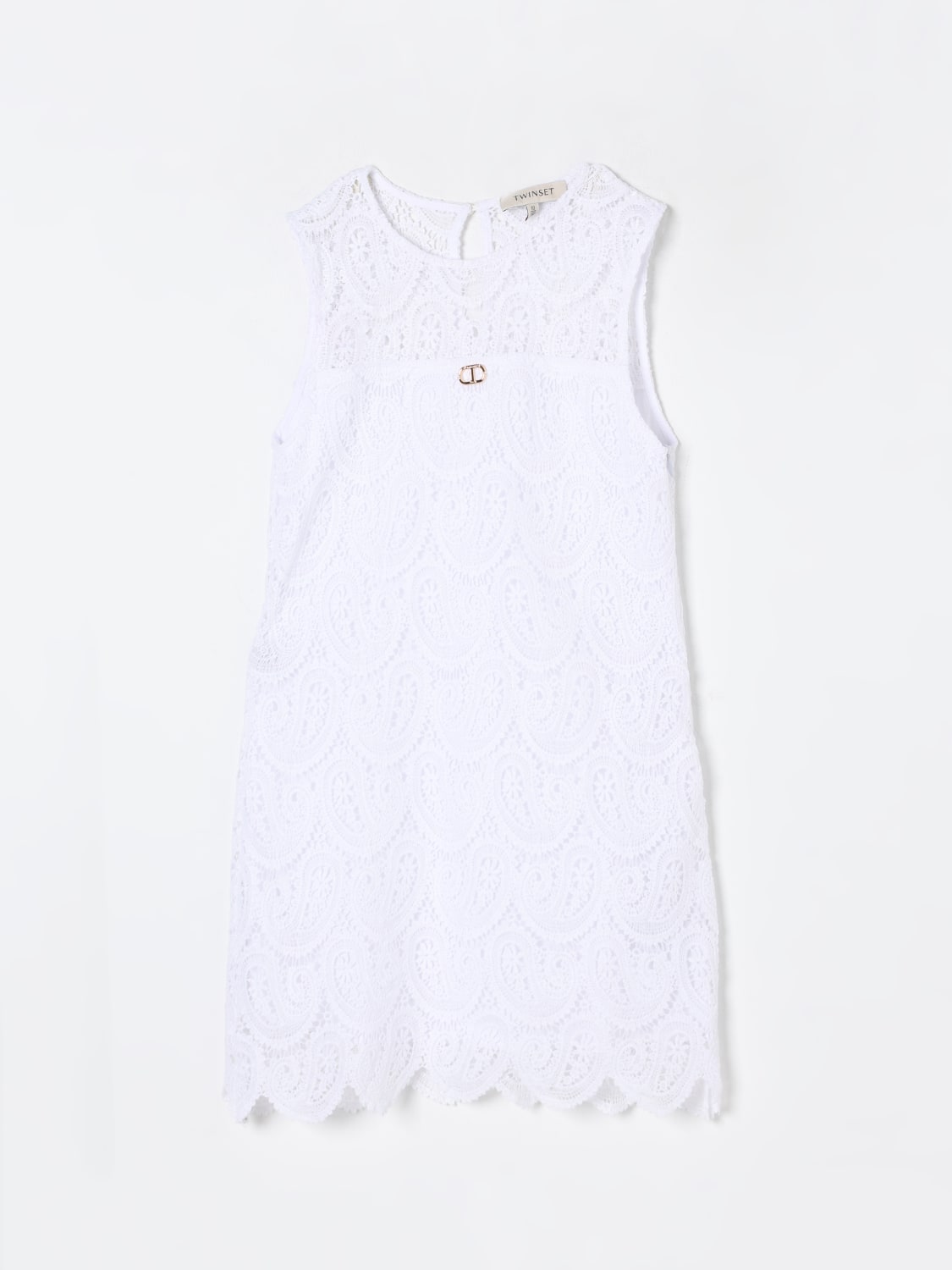 TWINSET DRESS: Dress kids Twinset, Ice - Img 1