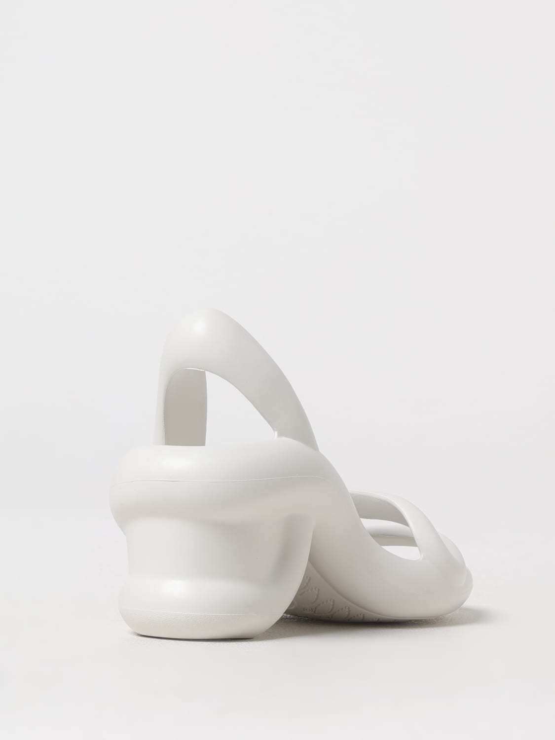 CAMPER HEELED SANDAL: Flat sandals woman Camper, White - Img 3