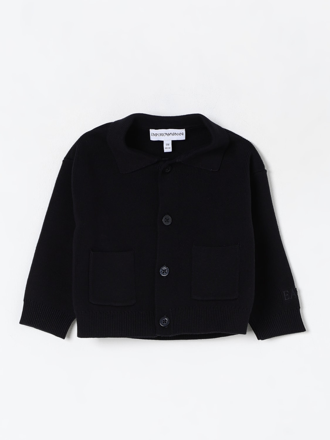 EMPORIO ARMANI SWEATER: Sweater kids Emporio Armani, Blue - Img 1