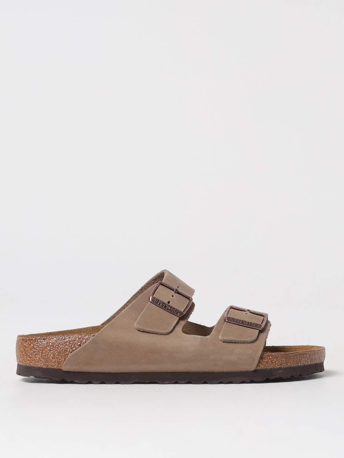 BIRKENSTOCK SANDALI: Sandalo Arizona Birkenstock in pelle, Marrone - Img 1