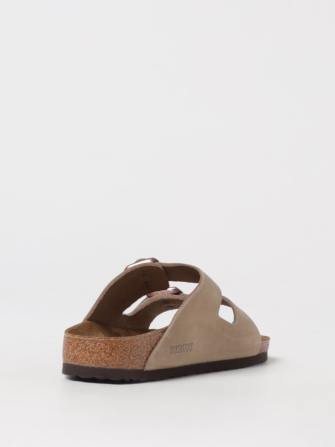 BIRKENSTOCK SANDALI: Sandalo Arizona Birkenstock in pelle, Marrone - Img 3