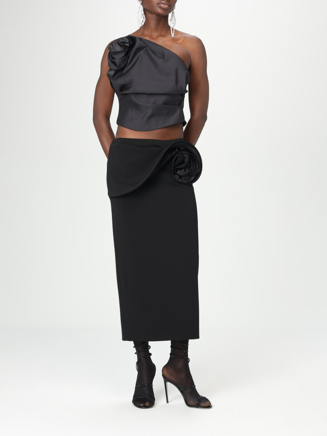 MAGDA BUTRYM SKIRT: Skirt woman Magda Butrym, Black - Img 2