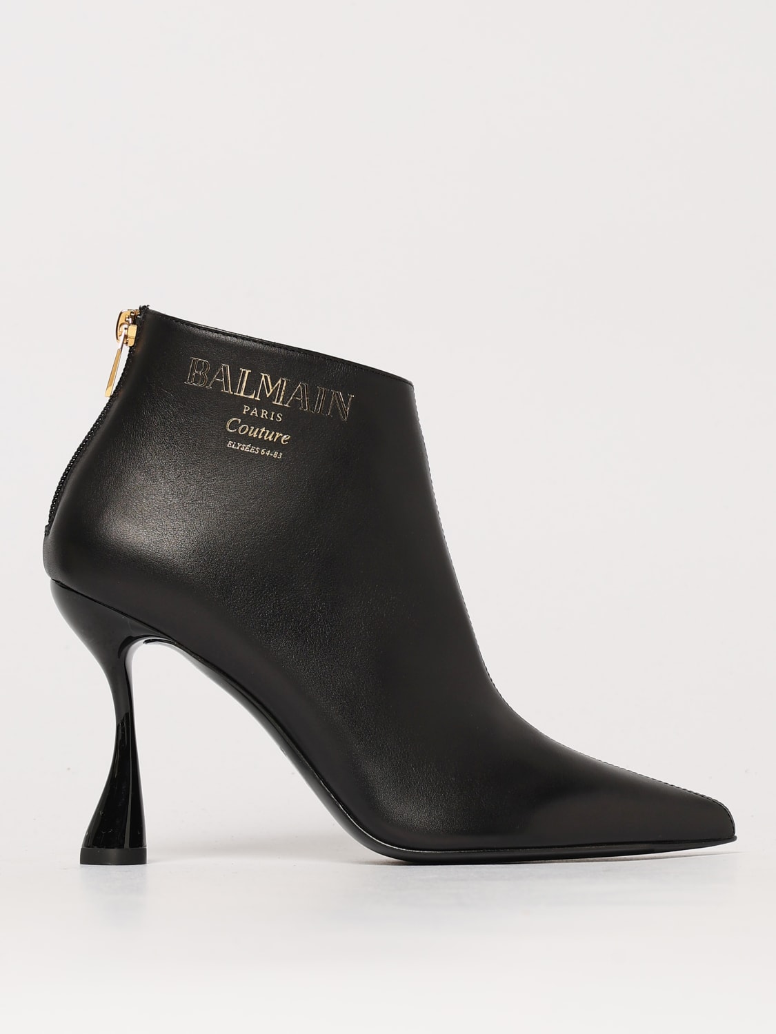 BALMAIN BOTAS: Botines planos mujer Balmain, Negro - Img 1