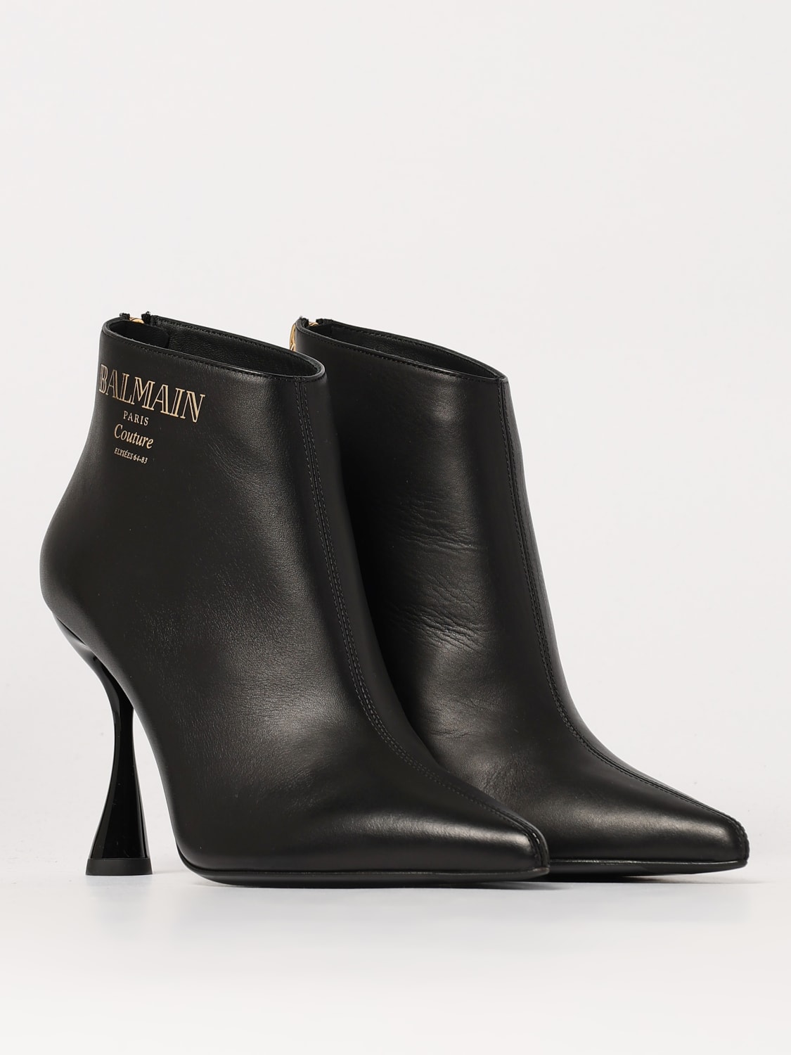 BALMAIN BOTAS: Botines planos mujer Balmain, Negro - Img 2