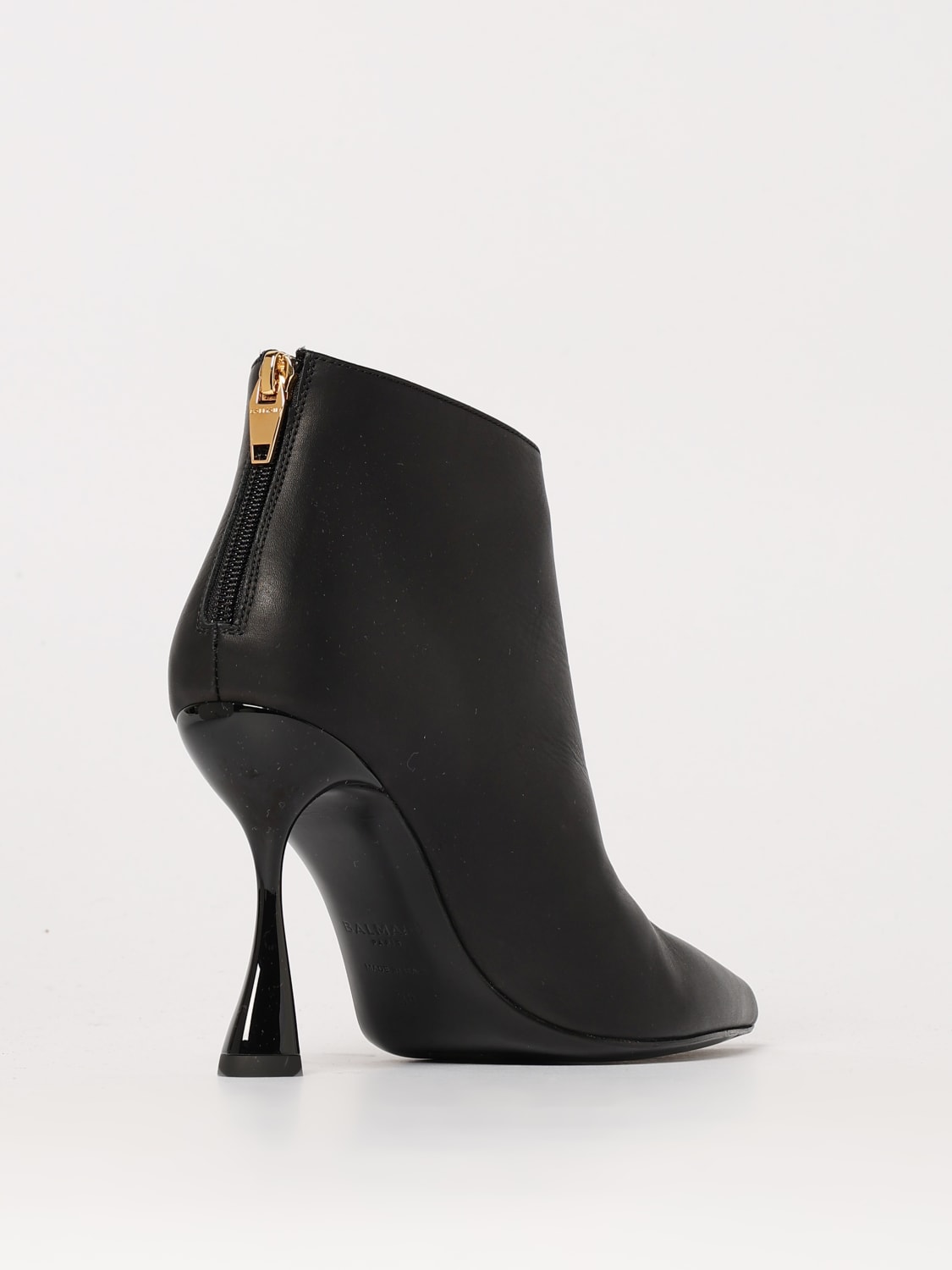 BALMAIN BOTAS: Botines planos mujer Balmain, Negro - Img 3