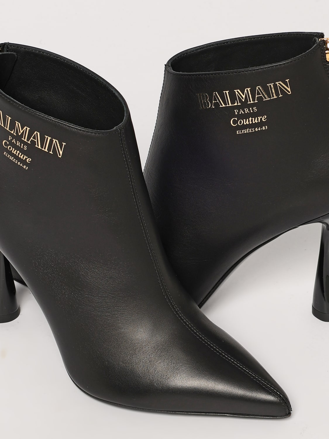 BALMAIN BOTAS: Botines planos mujer Balmain, Negro - Img 4