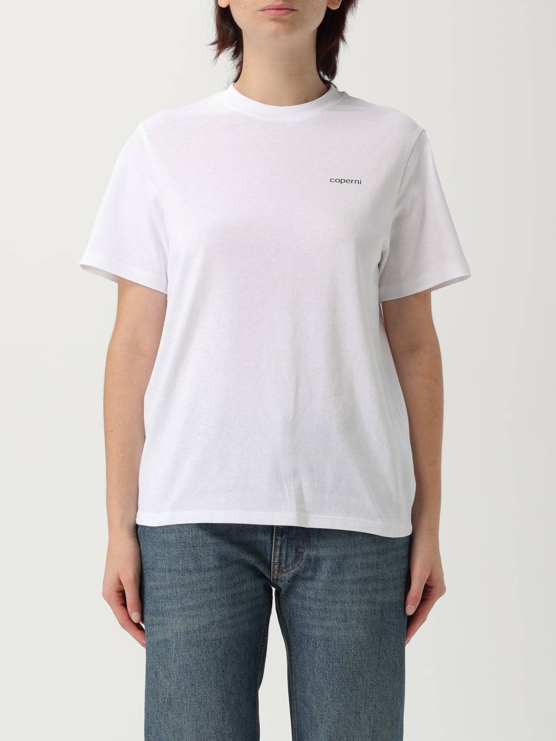 COPERNI T-SHIRT: T-shirt woman Coperni, White - Img 1
