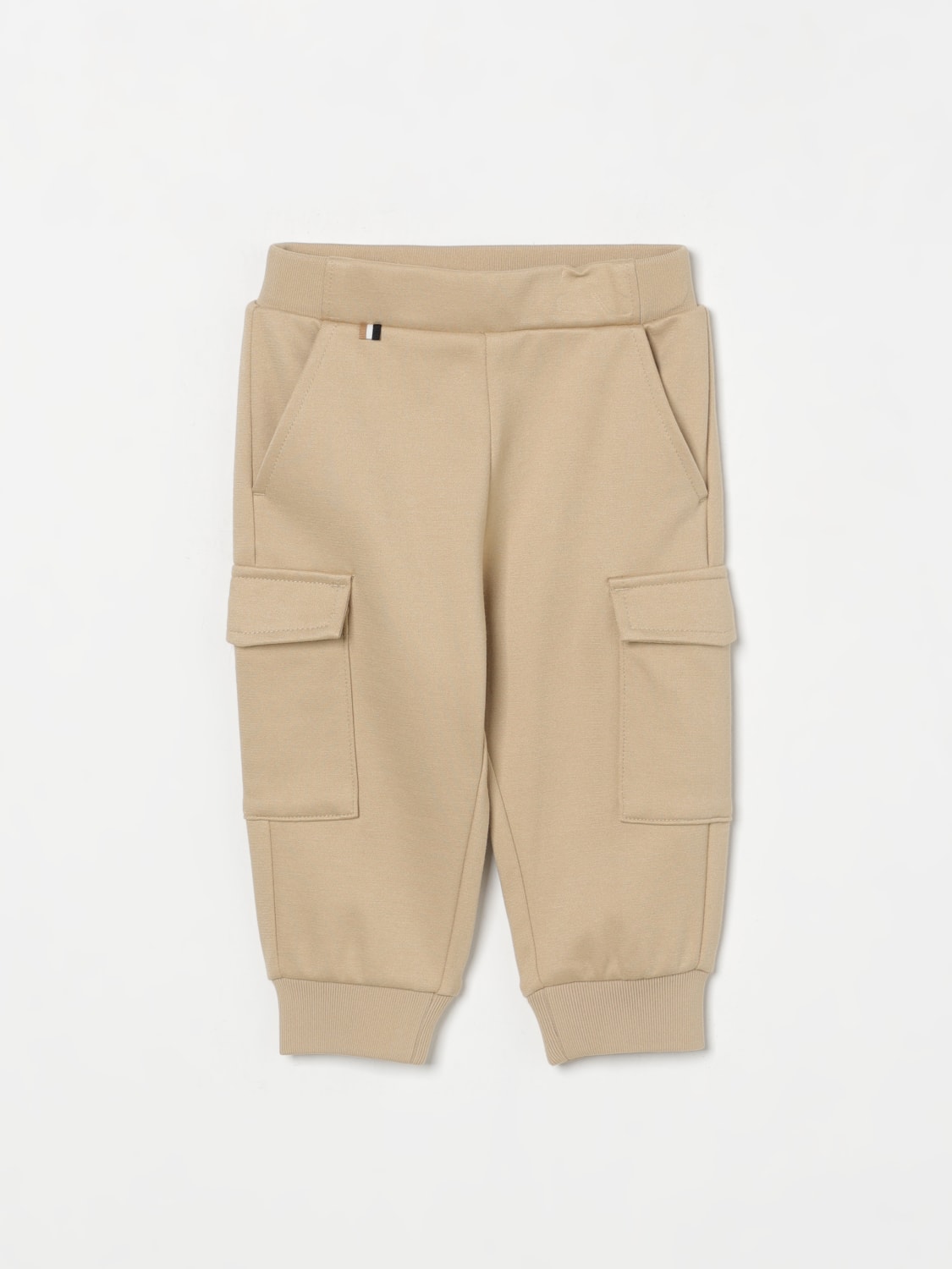 BOSS PANTALONI: Pantalone jogging cargo in cotone Boss, Beige - Img 1