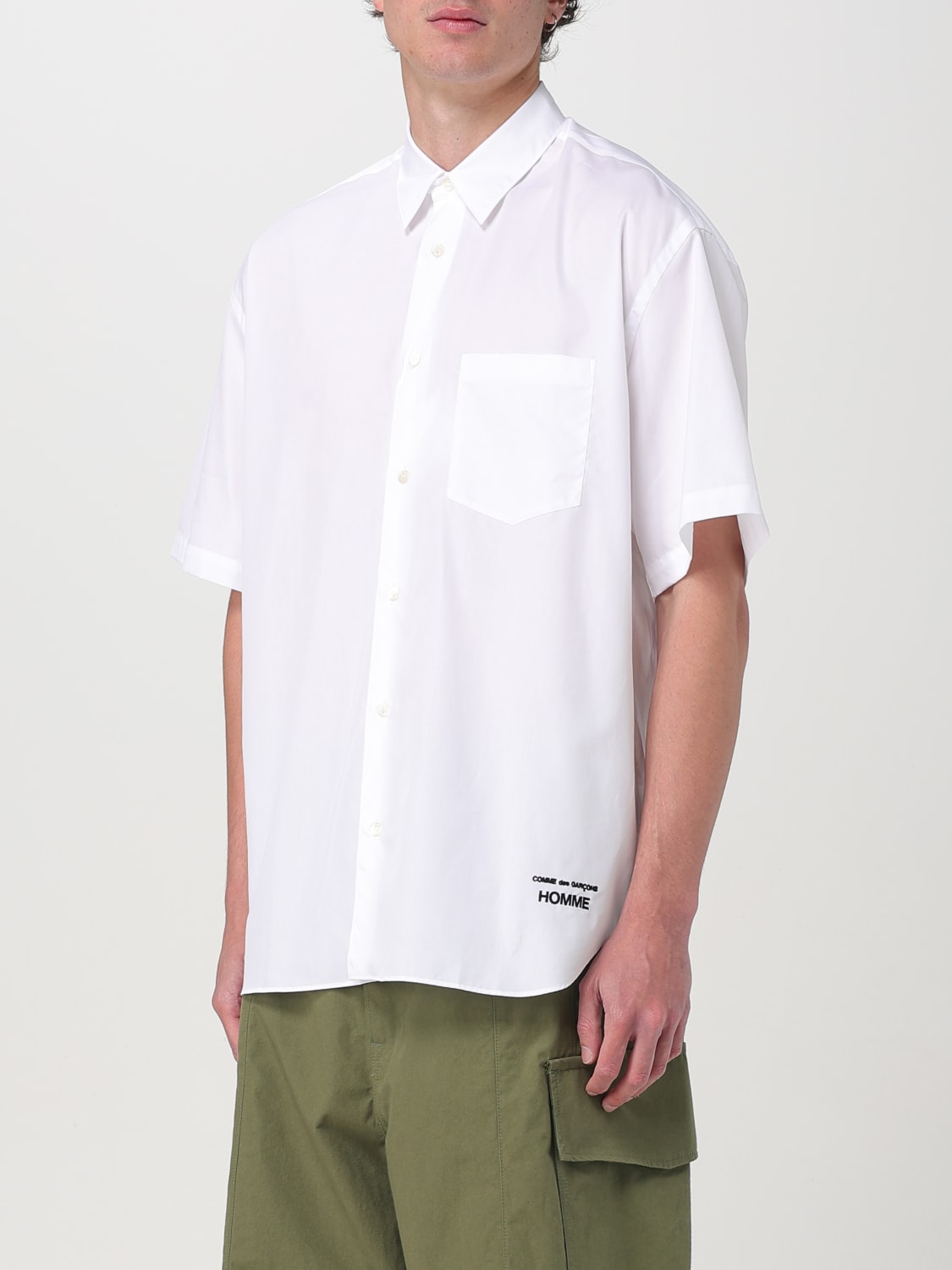 Play Comme des Garçons: Logo T-Shirt with Red Heart (White