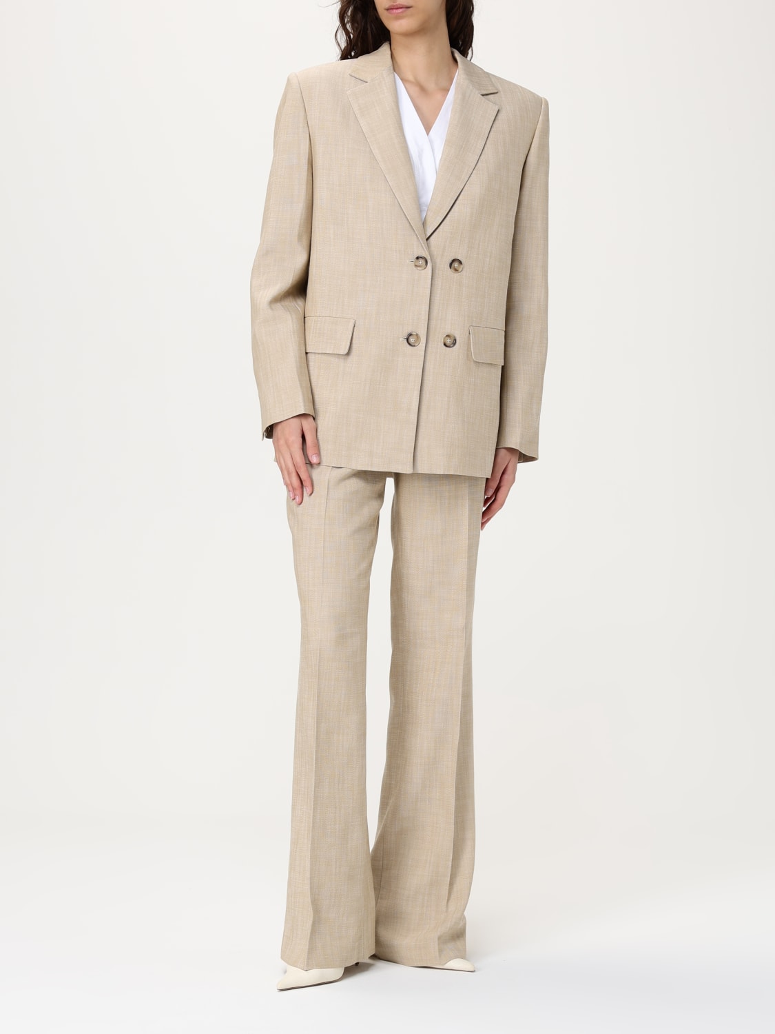 PINKO: women's blazer - Beige | Pinko blazer 104890A2EJ
