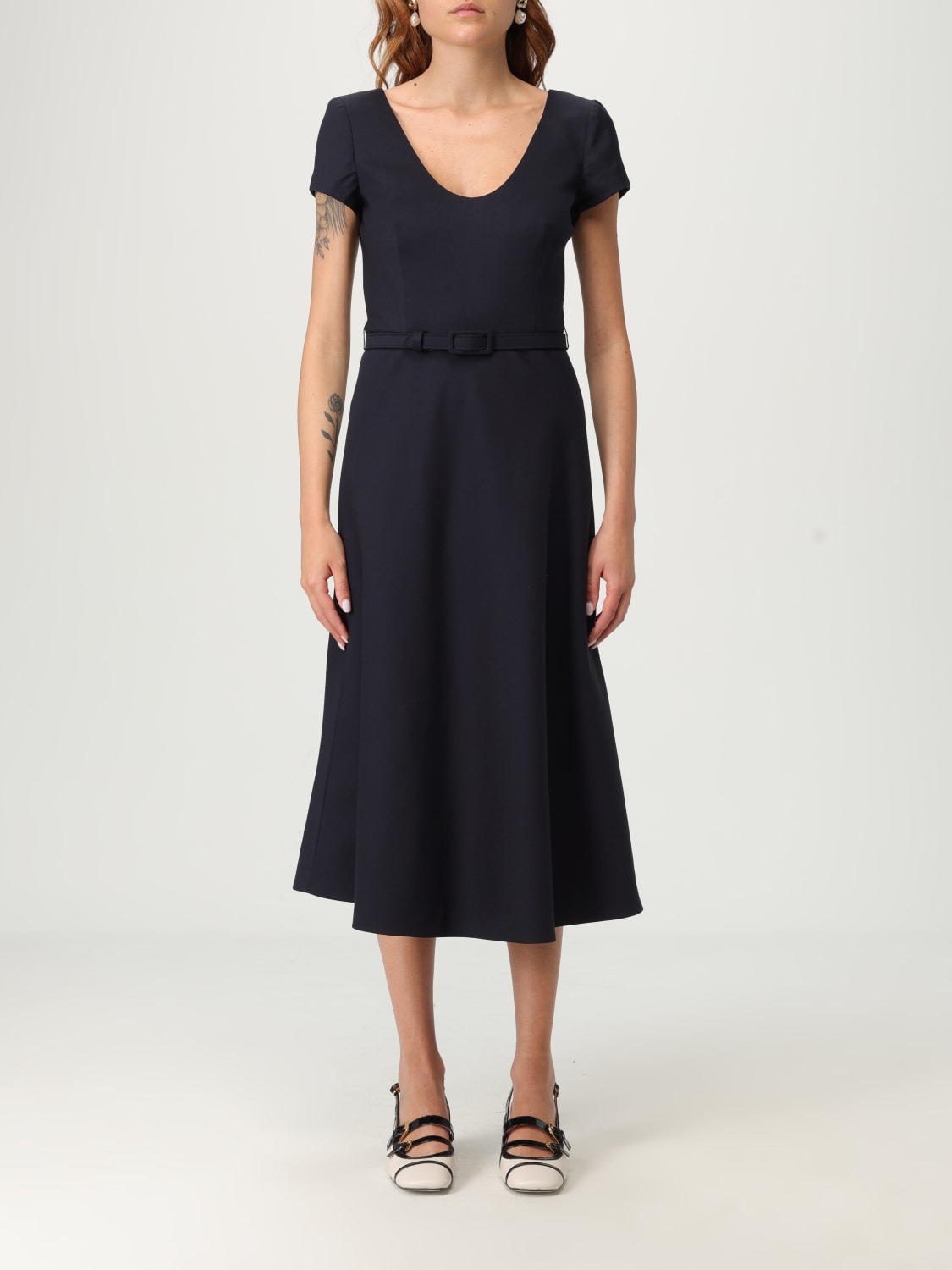 ALESSANDRA RICH KLEID: Kleider damen Alessandra Rich, Blau - Img 1