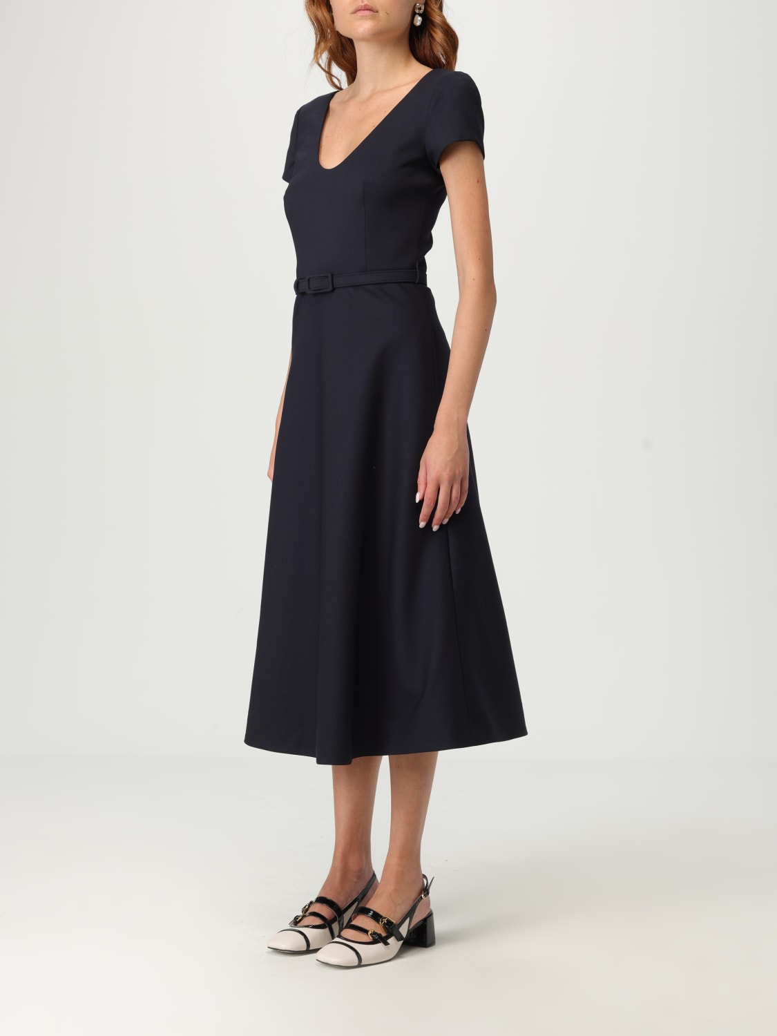 ALESSANDRA RICH KLEID: Kleider damen Alessandra Rich, Blau - Img 3