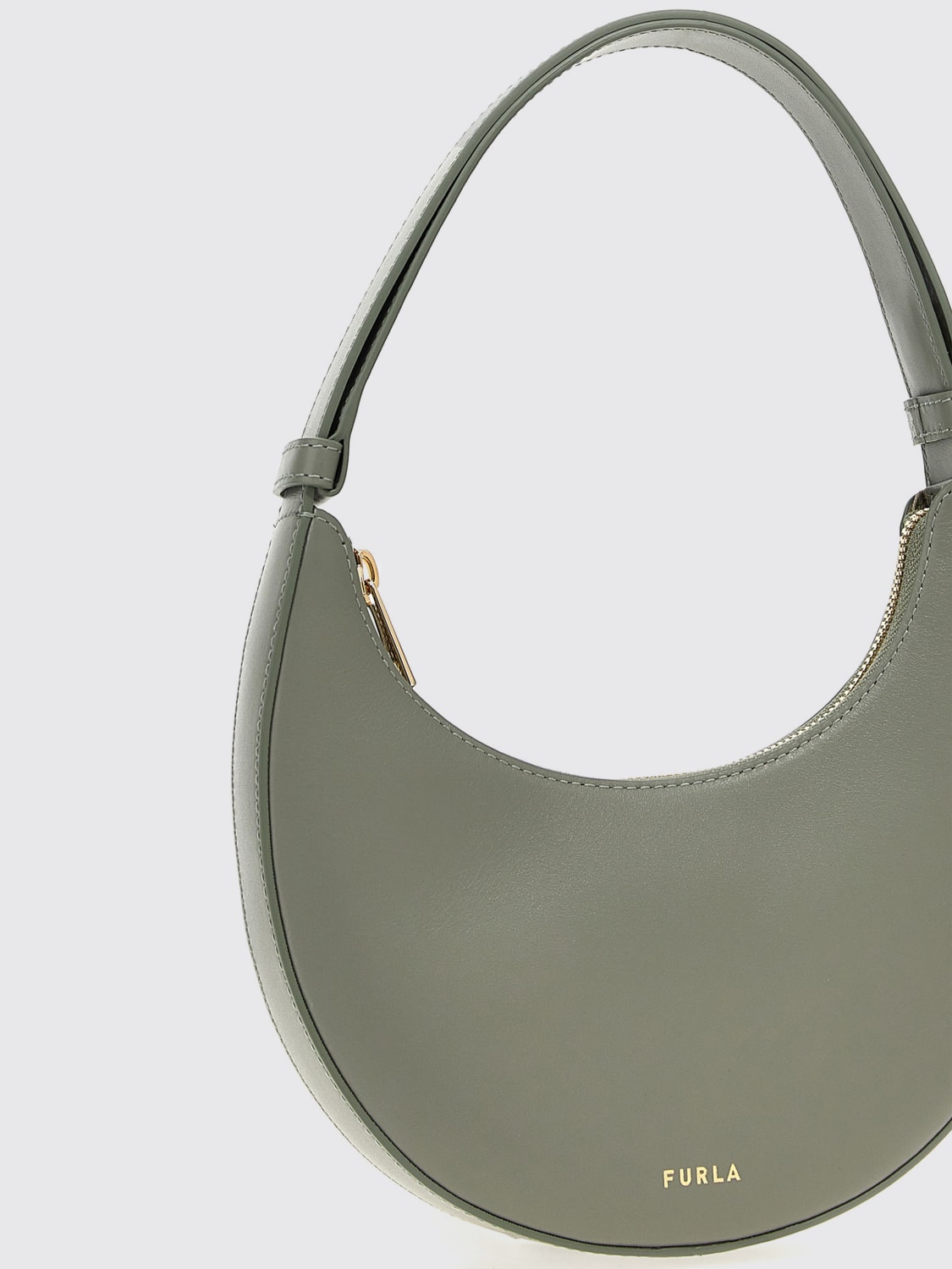 FURLA BORSA MINI: Borsa Delizia Mini Furla in pelle , Verde - Img 3