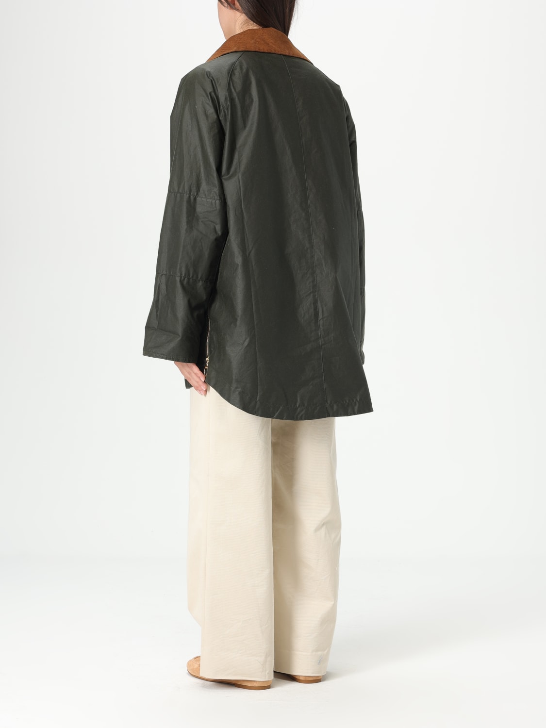 BARBOUR: Coat woman - Green | Barbour jacket LWX1467 online