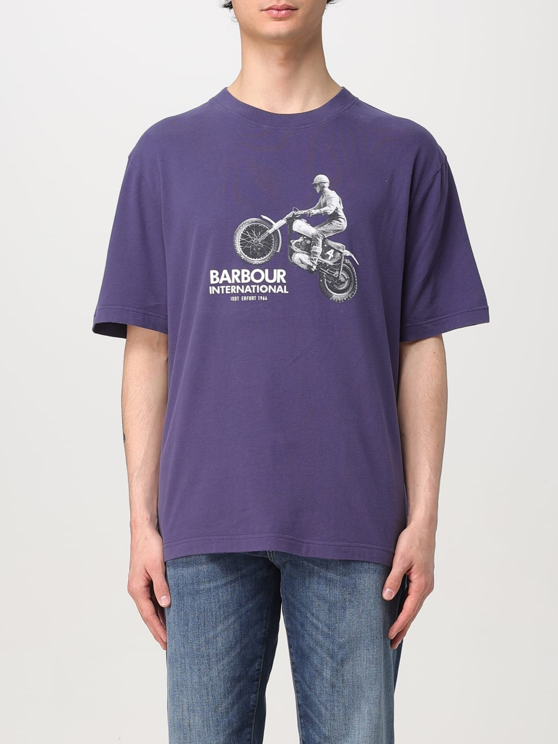 BARBOUR T-SHIRT: T-shirt herren Barbour, Weiß - Img 1