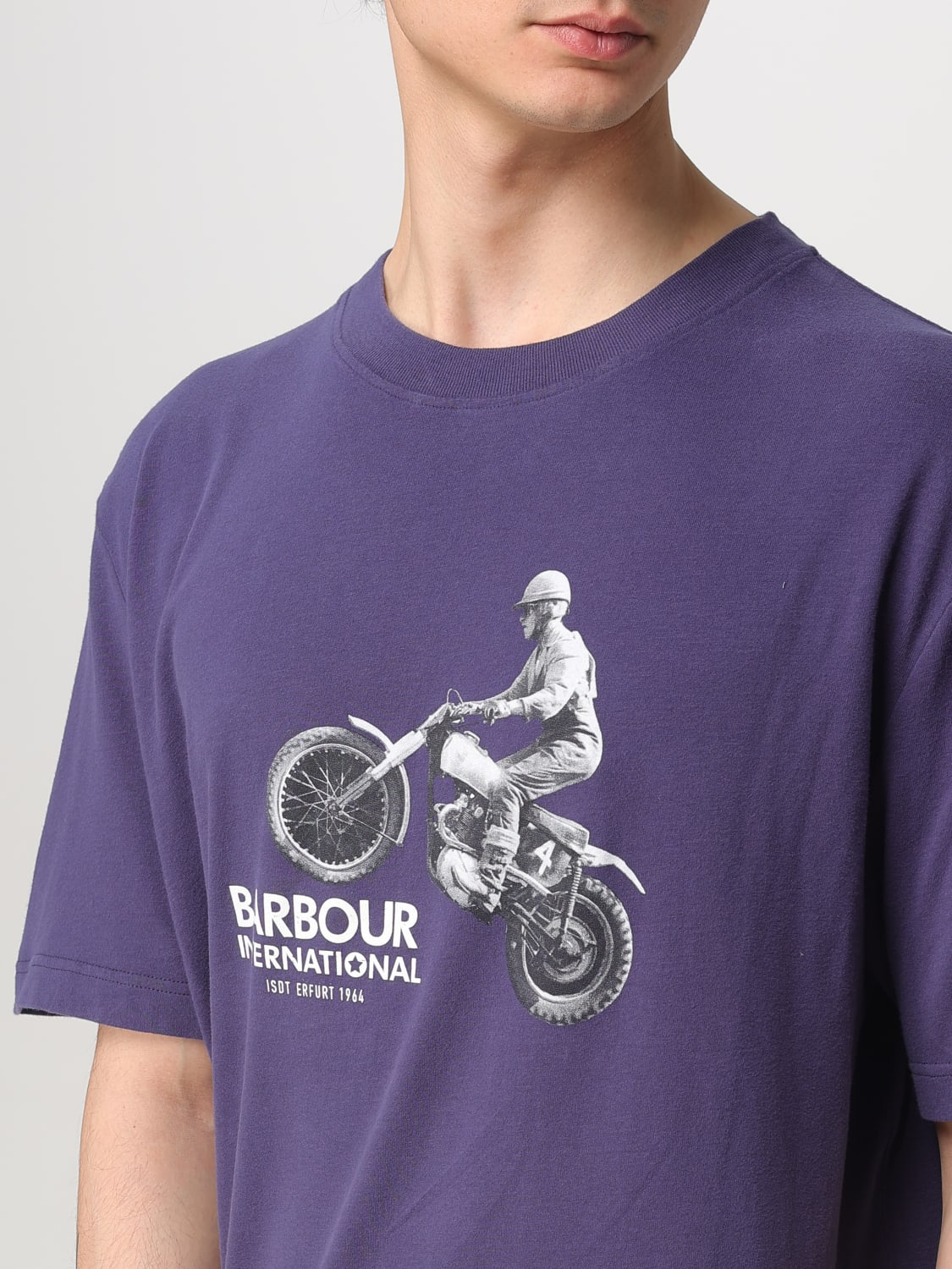 BARBOUR T-SHIRT: T-shirt herren Barbour, Weiß - Img 3