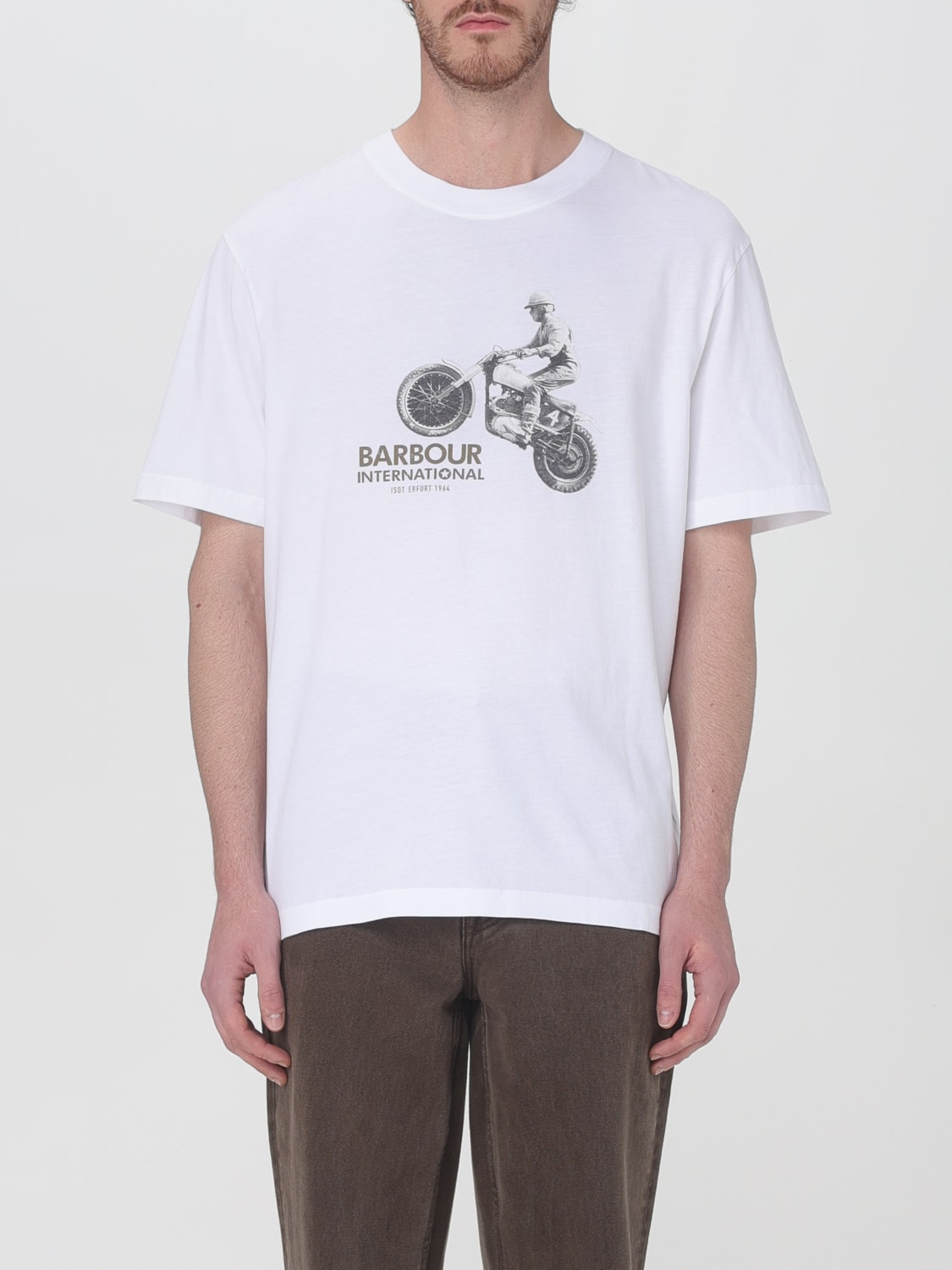 BARBOUR CAMISETA: Camiseta hombre Barbour, Blanco 1 - Img 1