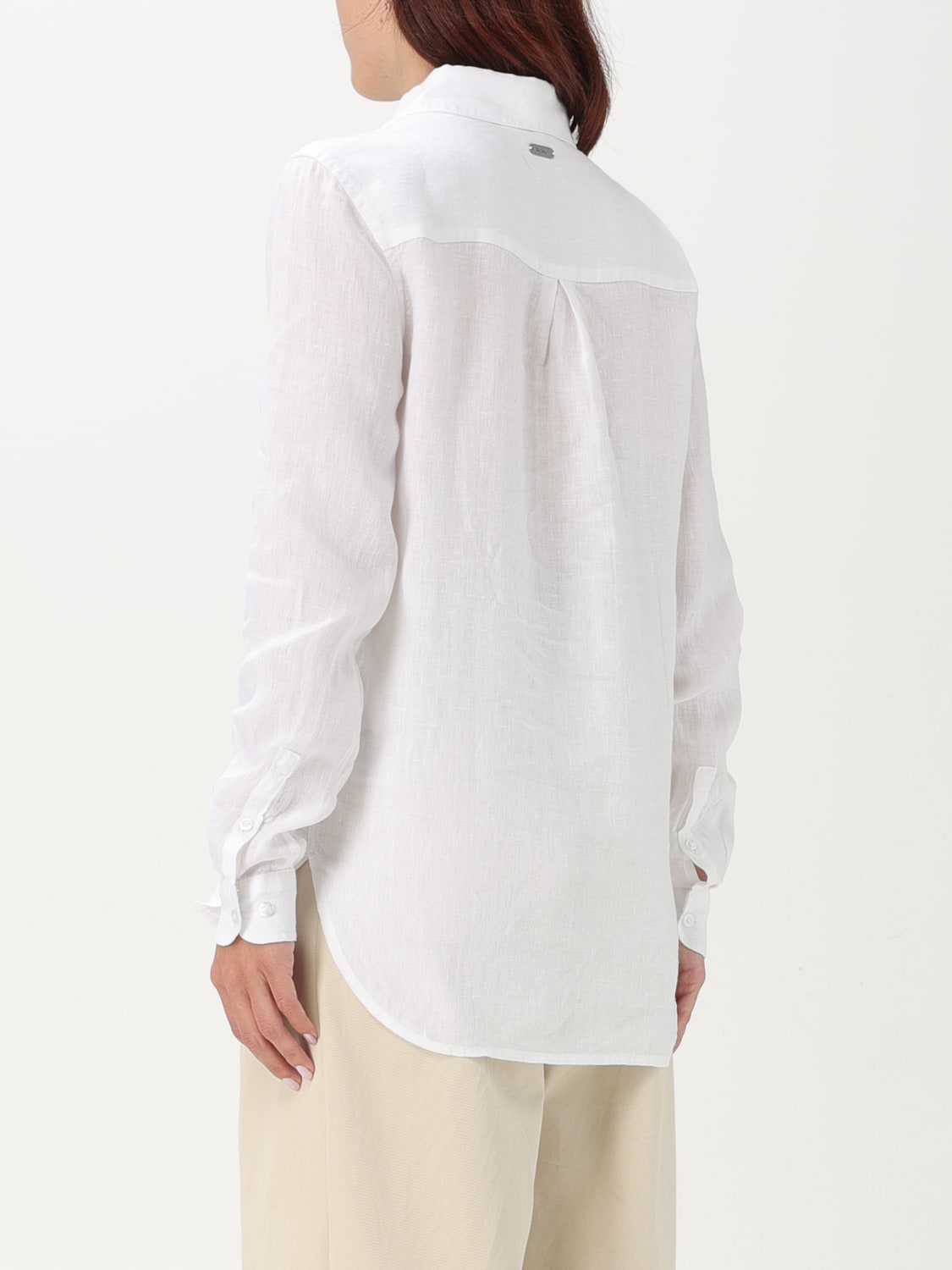 BARBOUR CHEMISE: Chemise femme Barbour, Blanc - Img 2