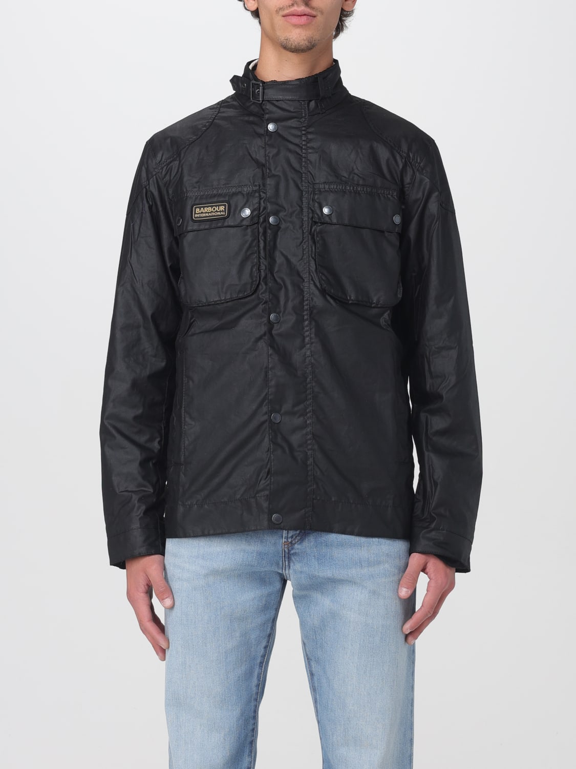 BARBOUR CHAQUETA: Abrigo hombre Barbour, Negro - Img 1