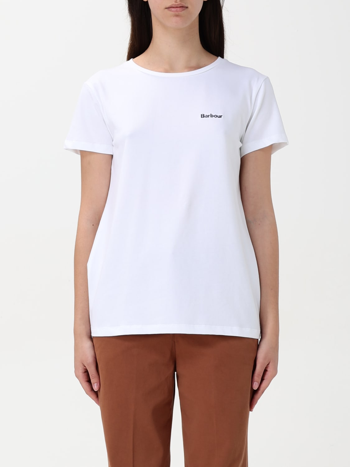 BARBOUR CAMISETA: Camiseta mujer Barbour, Blanco - Img 1