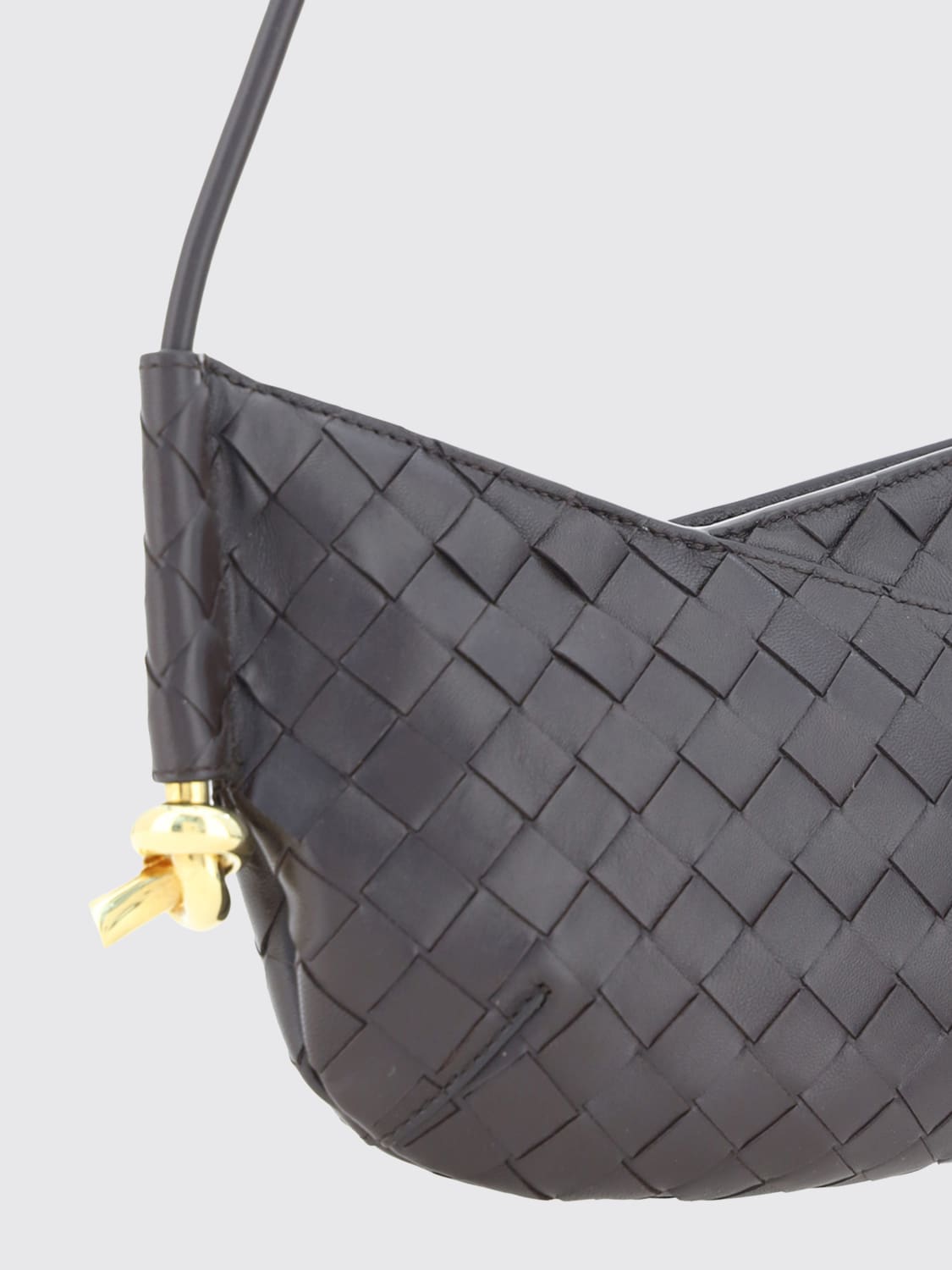 BOTTEGA VENETA SCHULTERTASCHE: Schultertasche damen Bottega Veneta, Braun - Img 2