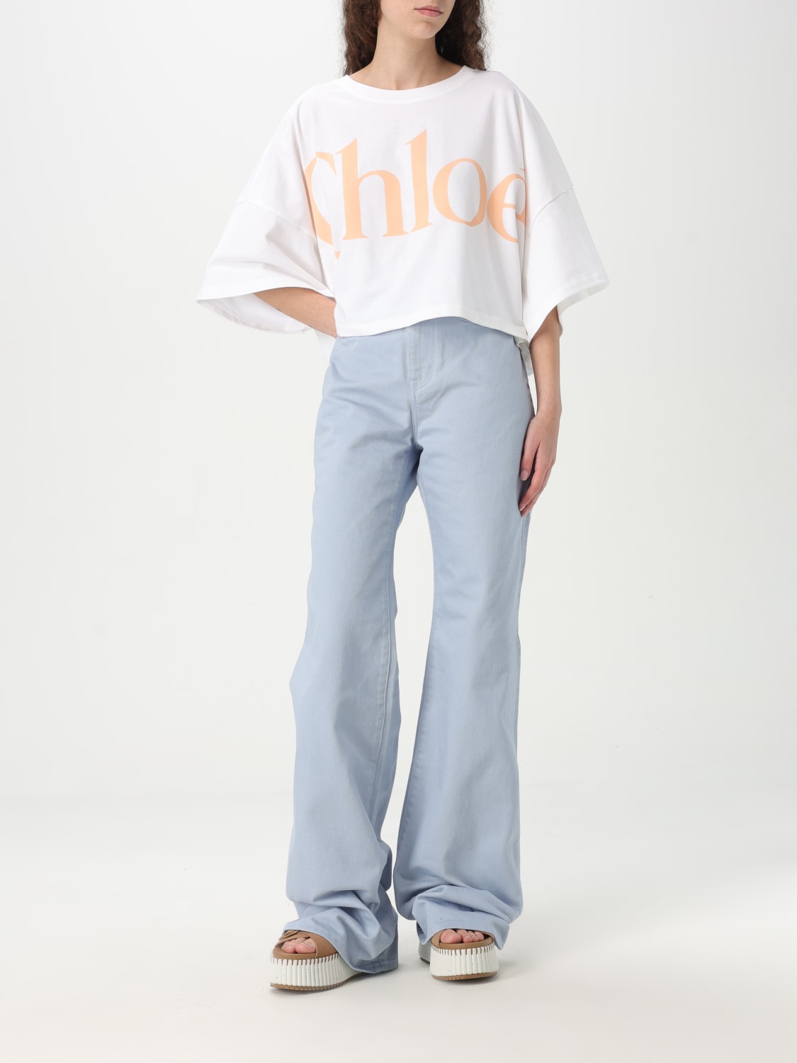 デニム・ジーパン Chloe JEANS (CH25UDP03252) CHLOÉ: Jeans woman - Blue | Chloé jeans CH25UDP03252 online