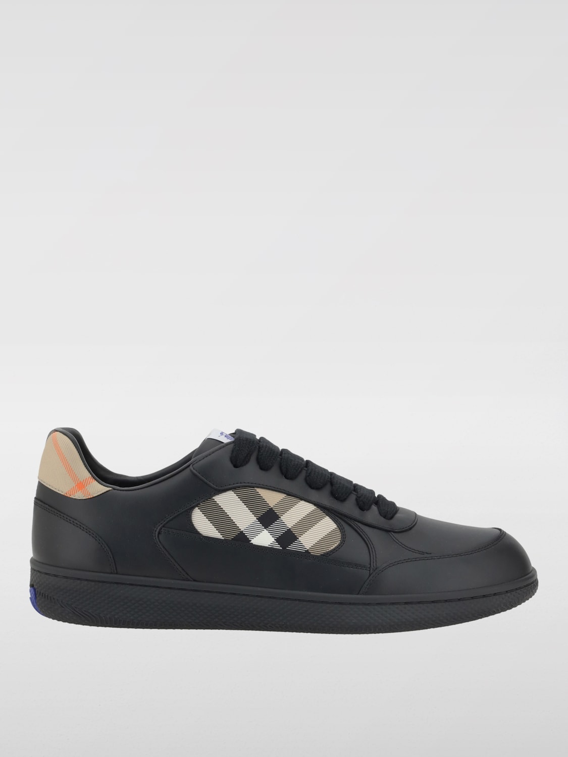 BURBERRY：スニーカー メンズ - ブラック | GIGLIO.COM