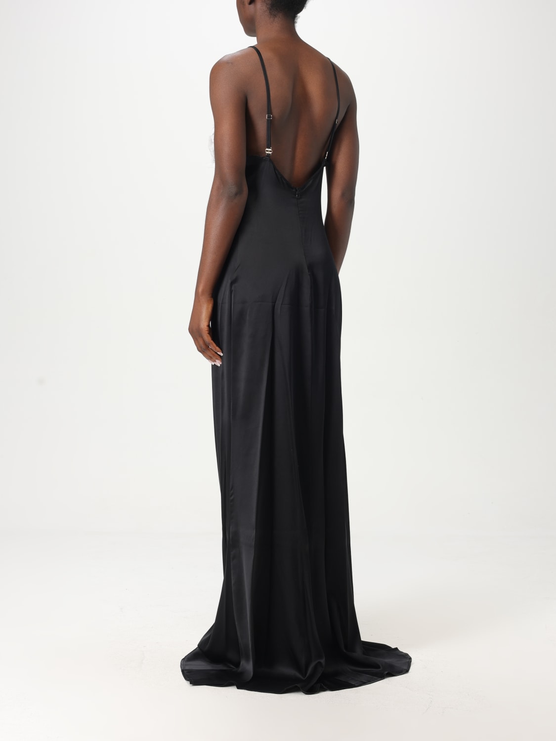 ELISABETTA FRANCHI DRESS: Dress woman Elisabetta Franchi, Ivory - Img 2