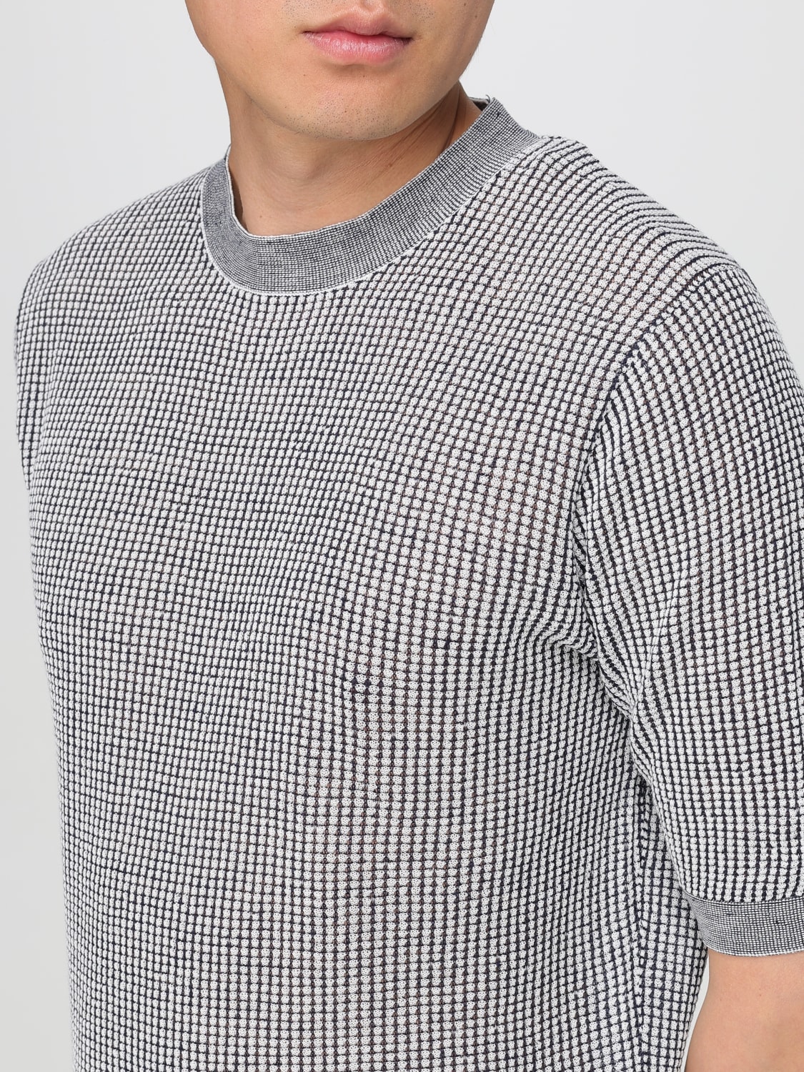 BALLANTYNE SWEATER: Sweater men Ballantyne, Blue - Img 3