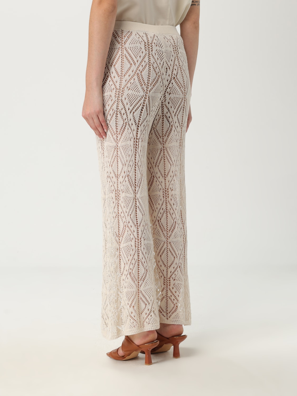 パンツ LIU JO Woman Pants Rope WA5341MS007 20304 LIU JO: Pants woman - Rope | Liu Jo pants WA5341MS007 online
