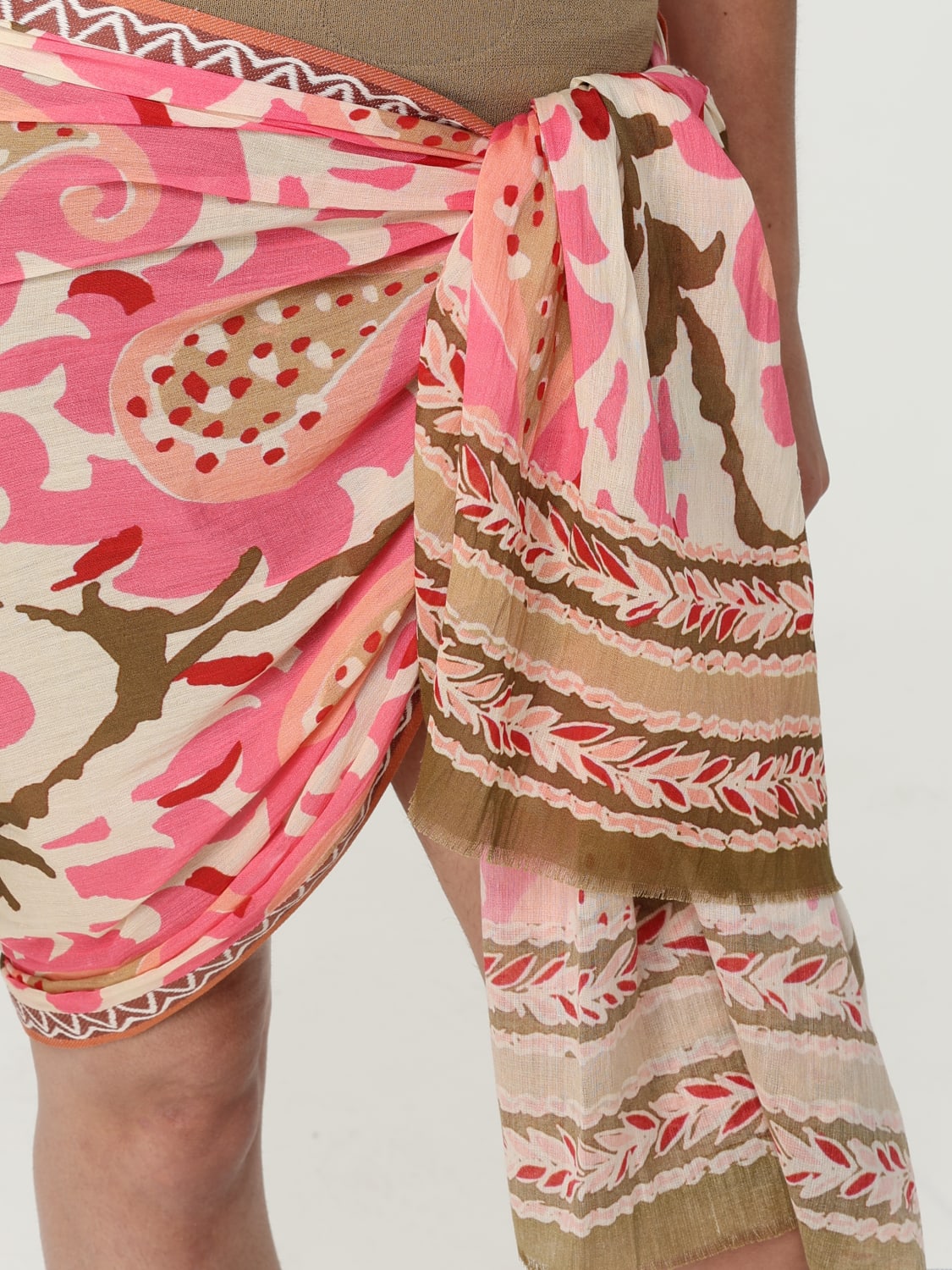 スカート MALIPARMI Woman Wrap-skirt Pink IC008910202 C3269 MALIPARMI: Wrap-skirt woman - Pink | Maliparmi skirt