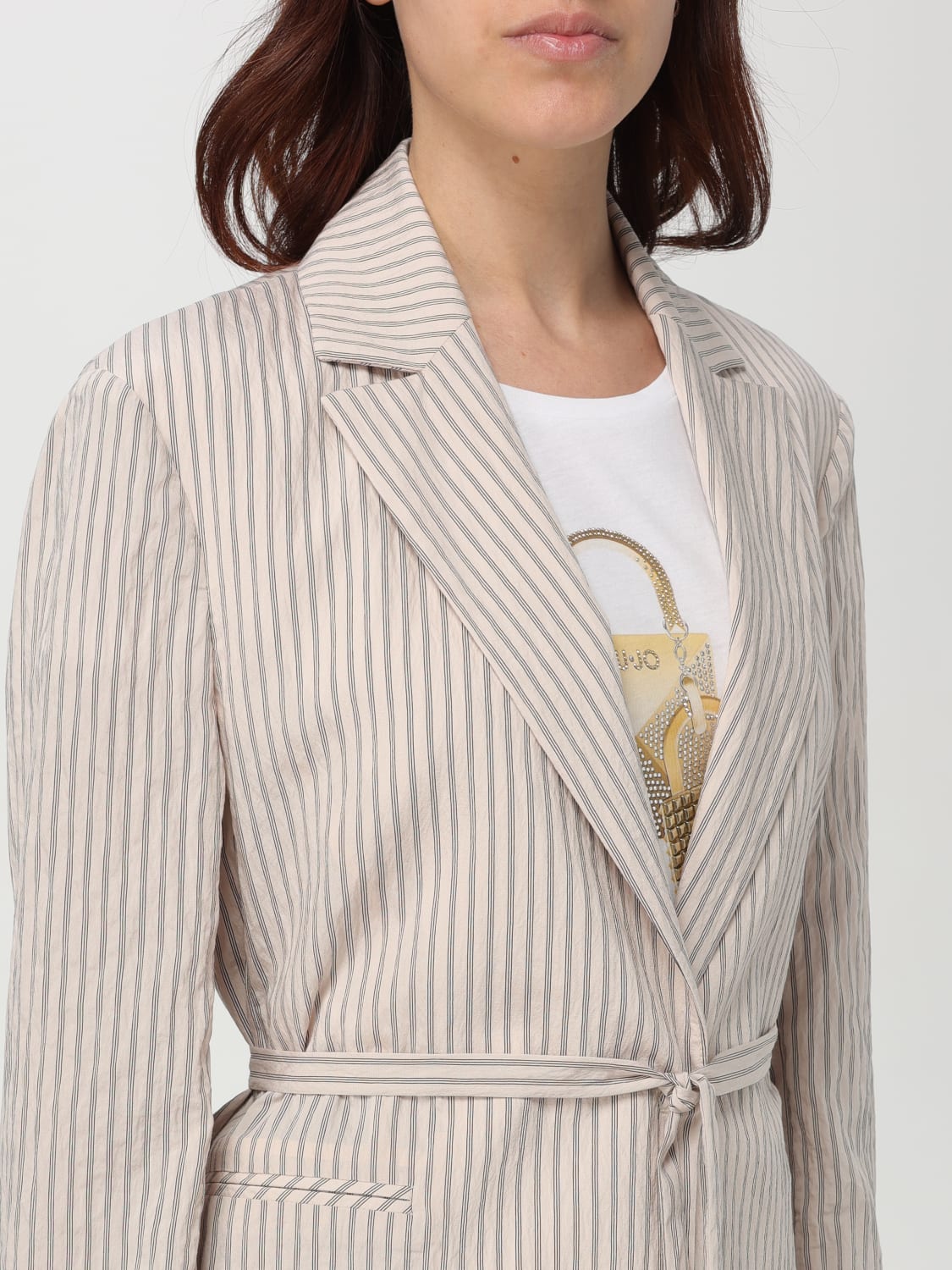 アウターその他 LIU JO Woman Blazer Pink WA5400T4305 M9499 LIU JO: Blazer woman - Pink | Liu Jo blazer WA5400T4305