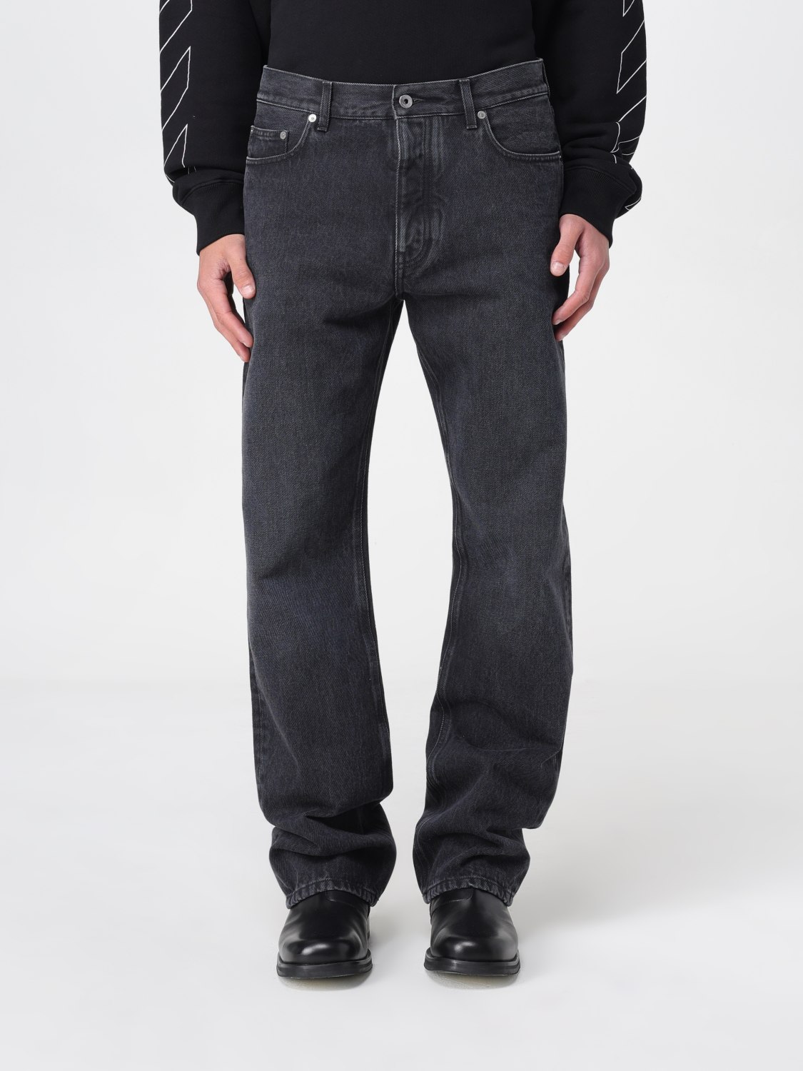 OFF-WHITE JEANS: Jeans men Off-white, Denim - Img 1