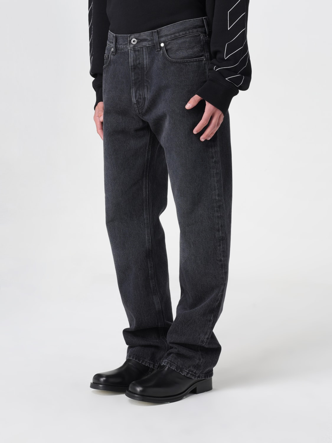 OFF-WHITE JEANS: Jeans men Off-white, Denim - Img 4