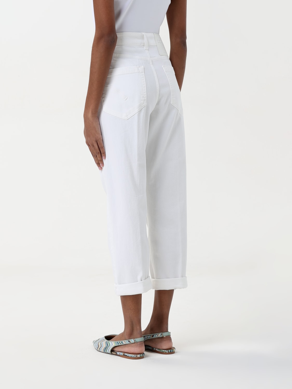 デニム・ジーパン DONDUP Women Denim Pants DP268BS0030 PTD000 White DONDUP: Jeans woman - White | Dondup jeans DP268BBS0030YX5W