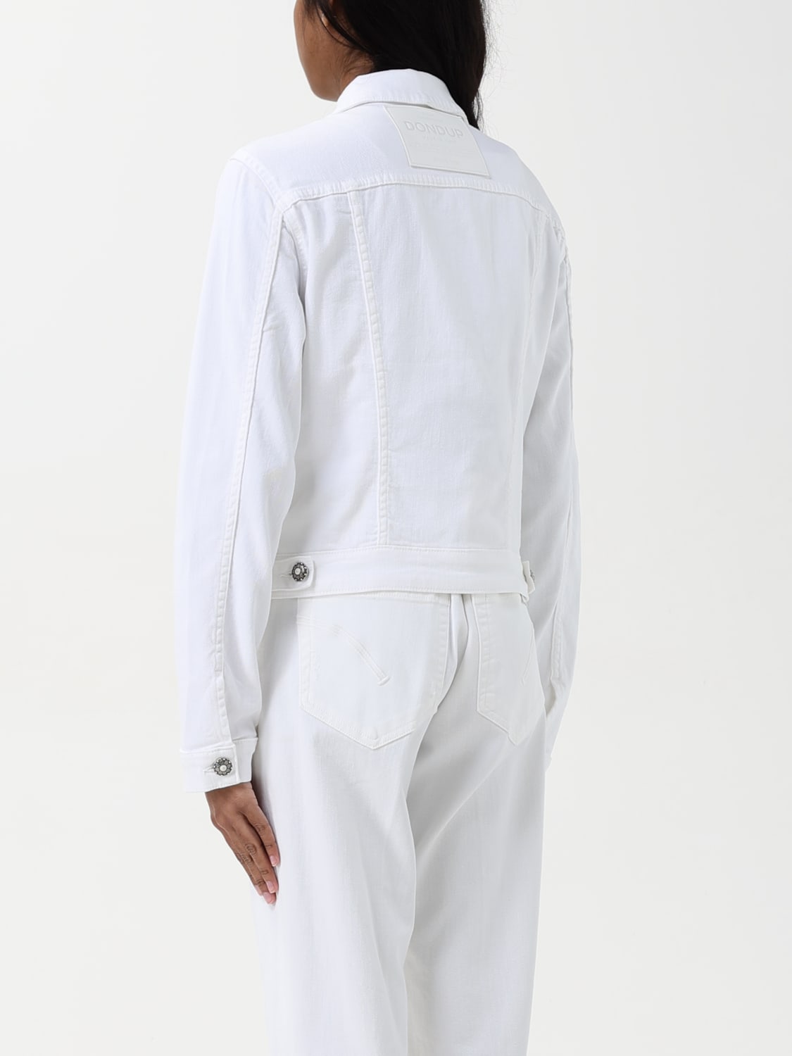 ジャケット DONDUP Woman Jacket White DJ460BS0030YPTDW 000 DONDUP: Jacket woman - White | Dondup jacket