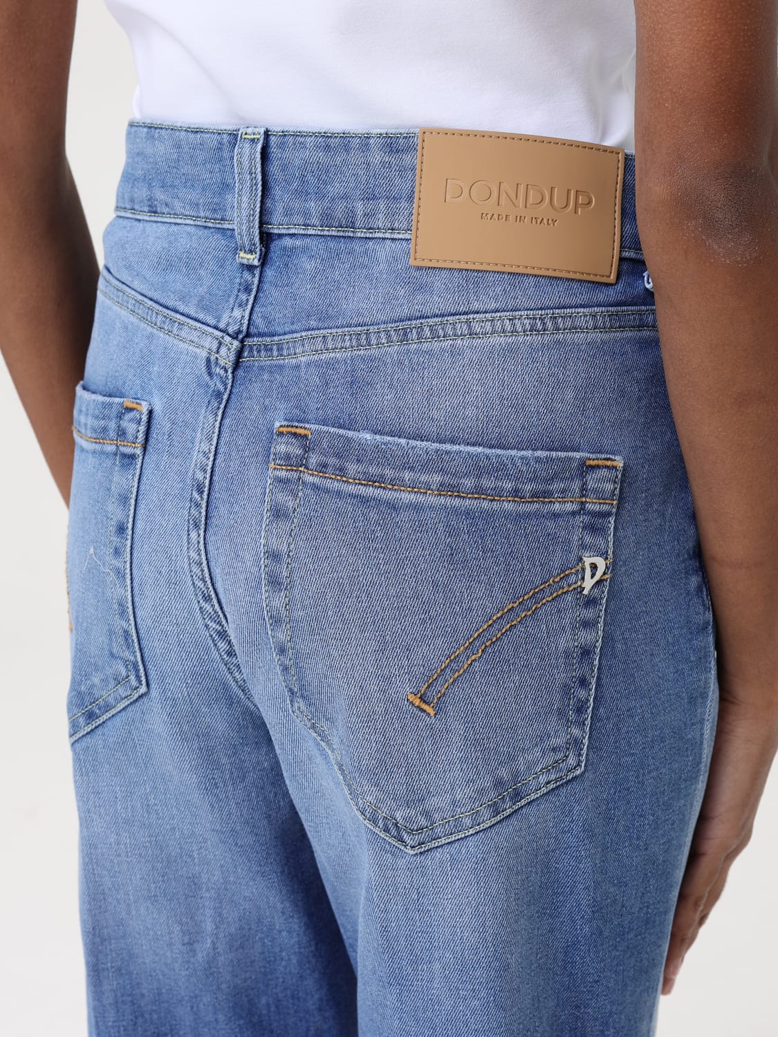 DONDUP JEANS: Pantalon femme Dondup, Bleu - Img 3