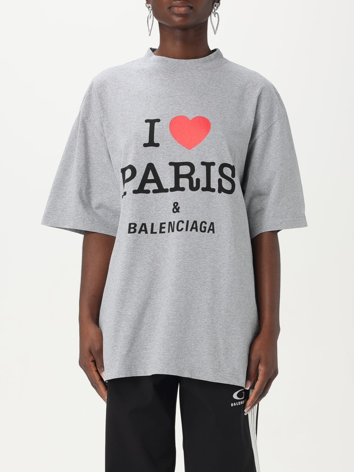 BALENCIAGA：Tシャツ レディース - ブラック | GIGLIO.COM
