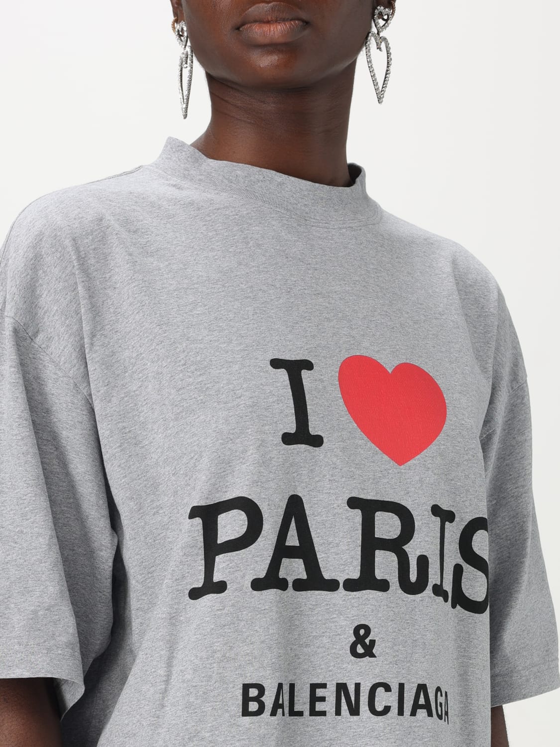 BALENCIAGA：Tシャツ レディース - ブラック | GIGLIO.COM