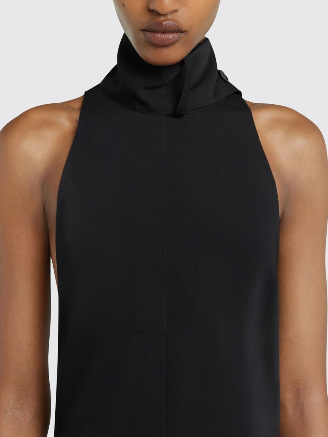 COURRÈGES DRESS: Dress woman CourrÈges, Black - Img 3