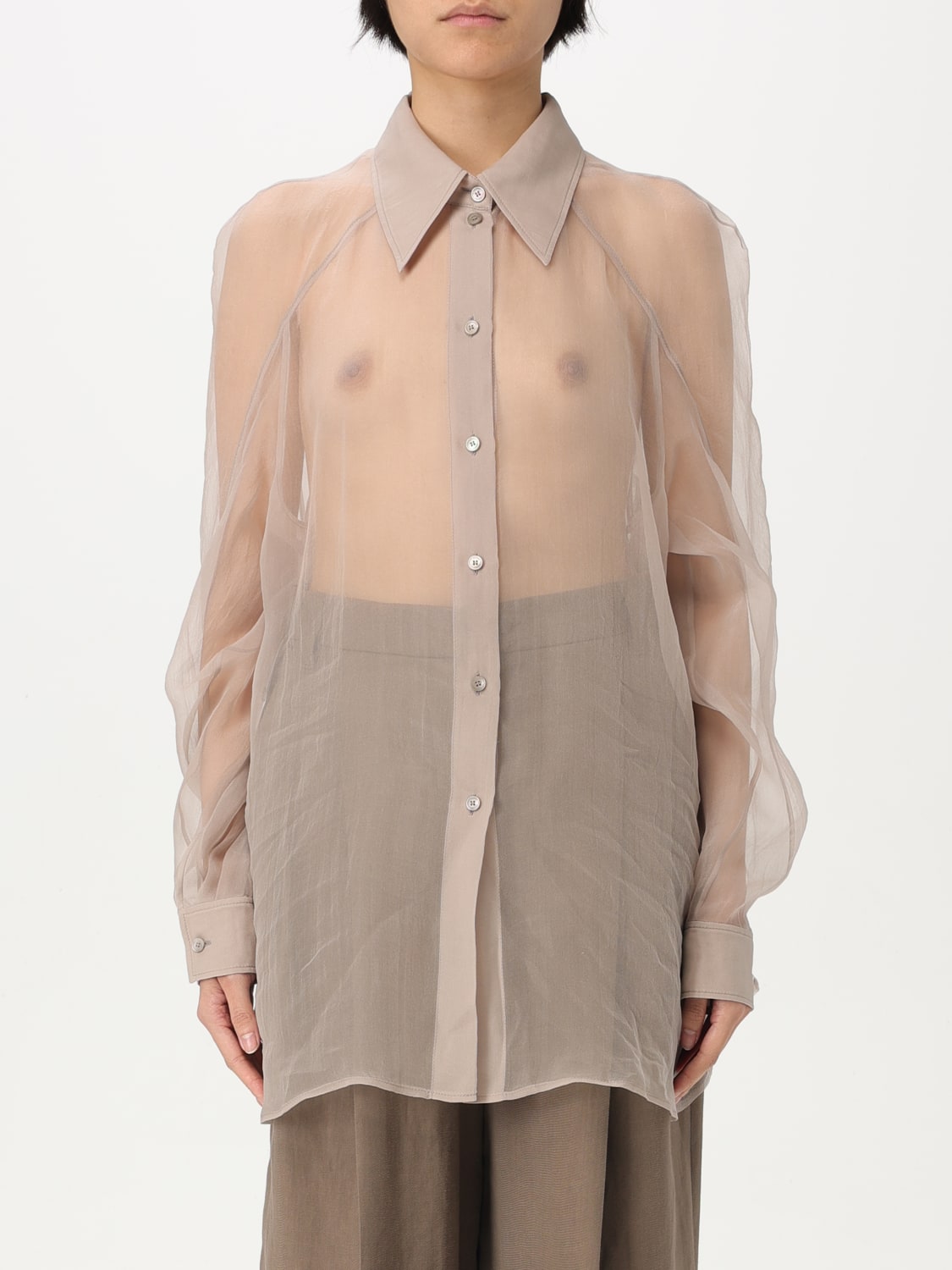 ALBERTA FERRETTI SHIRT: Shirt woman Alberta Ferretti, Beige - Img 1