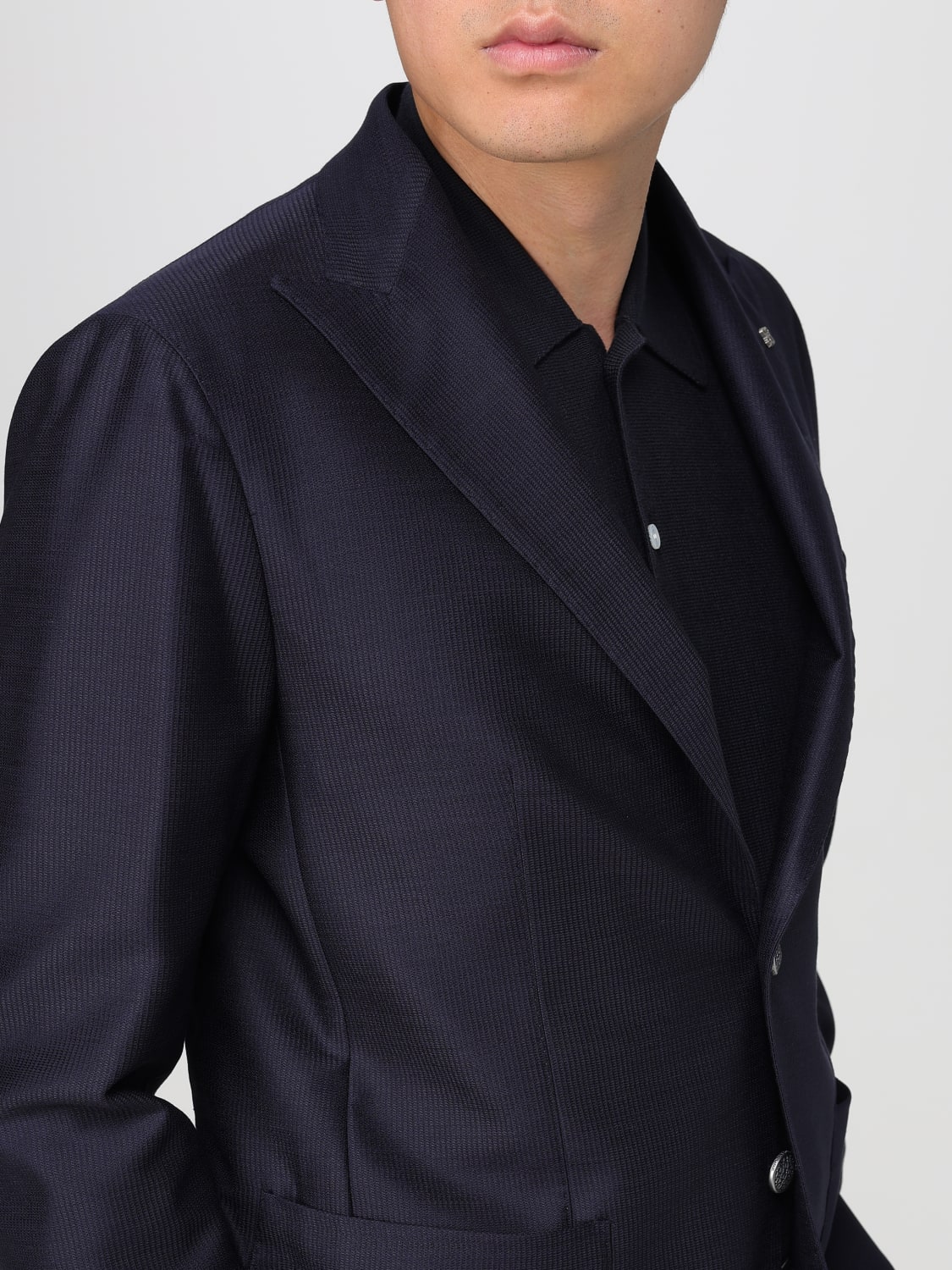 TAGLIATORE BLAZER: Jacket men Tagliatore, Navy - Img 4