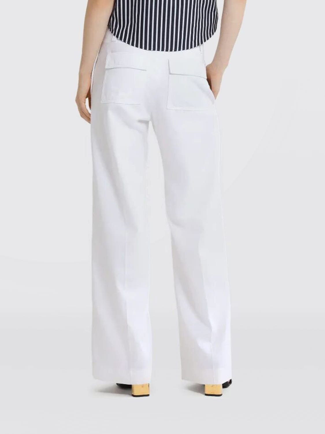 PATOU PANTALON: Pantalon femme Patou, Blanc - Img 3