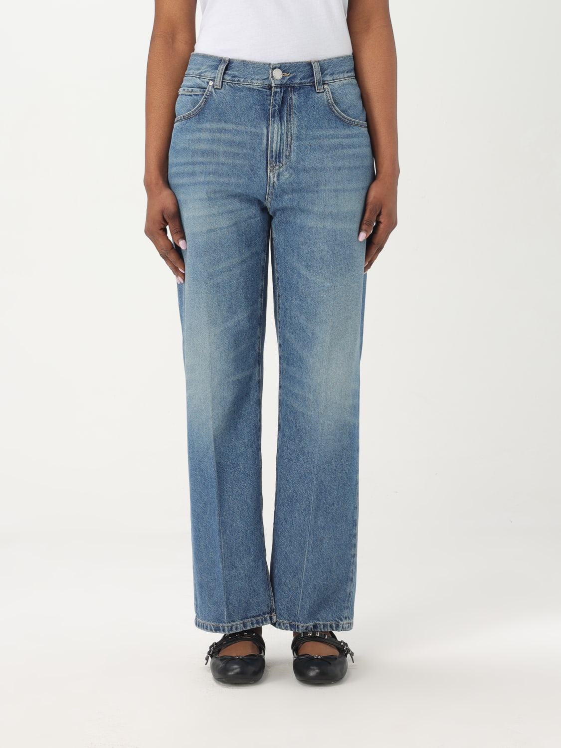 デニム・ジーパン PINKO Women Denim Pants 104600 A2DYPJU Blue Pinko Jeans Lovely - Blue - Women | 104600A2DYPJU | thebs.com