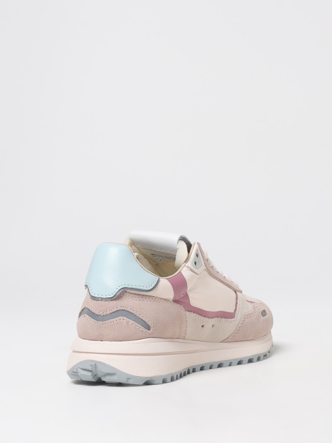 WOOLRICH SNEAKERS: Sneakers Woolrich in camoscio e nylon , Beige - Img 3