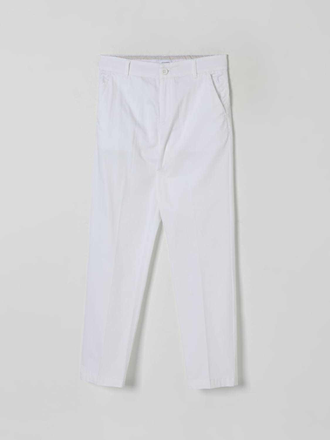JECKERSON PANTALONE: Pantalone chino Jeckerson in cotone, Bianco - Img 1